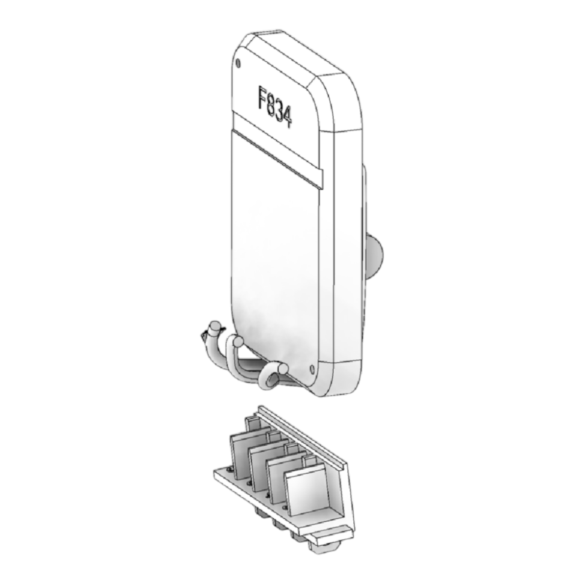 felco-834-116-carte-pcb-du-bo-tier-de-commande-pi-ce-d-tach-e image 1