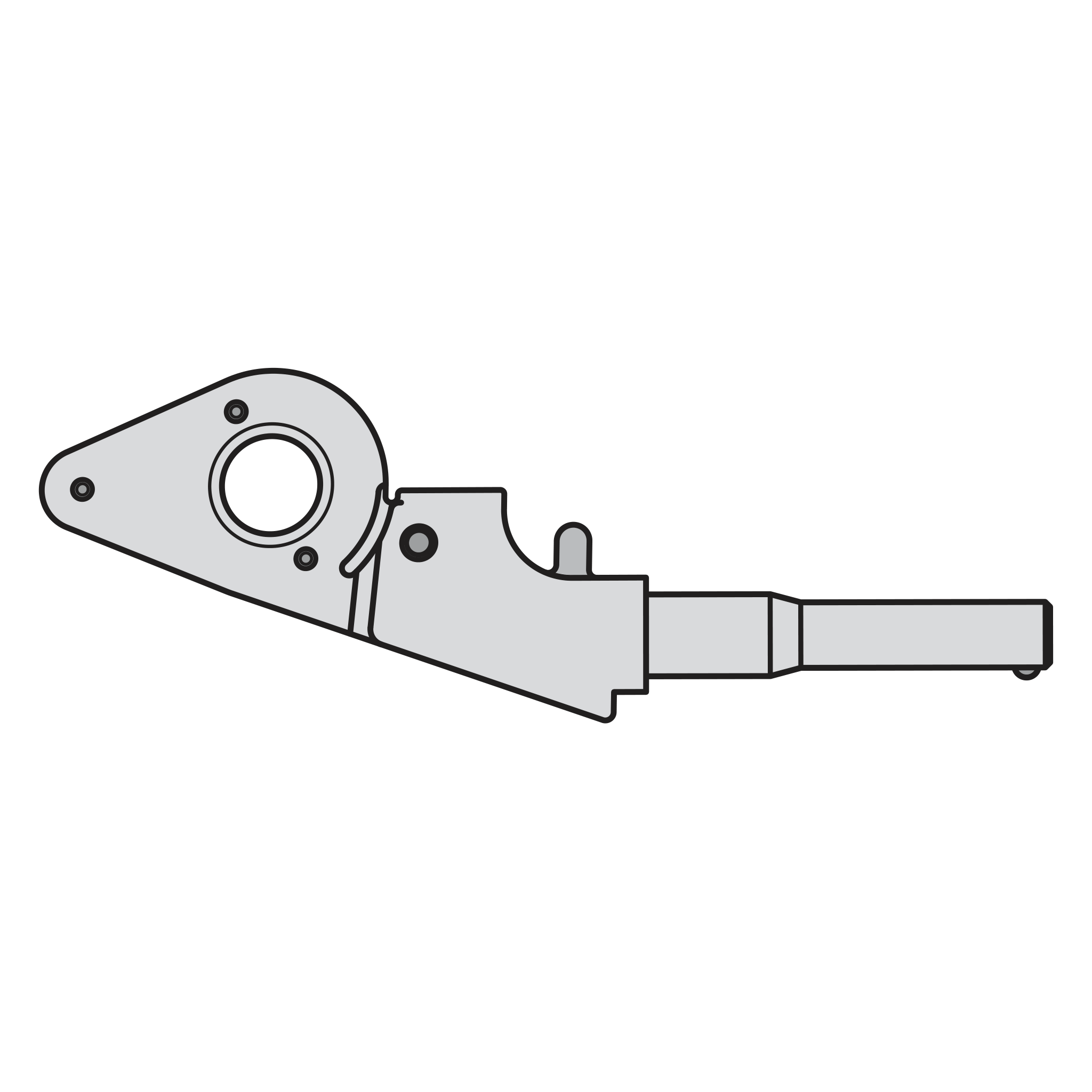 felco-50-1-jeu-de-poign-es-complet-sans-lame-pi-ce-d-tach-e image 1