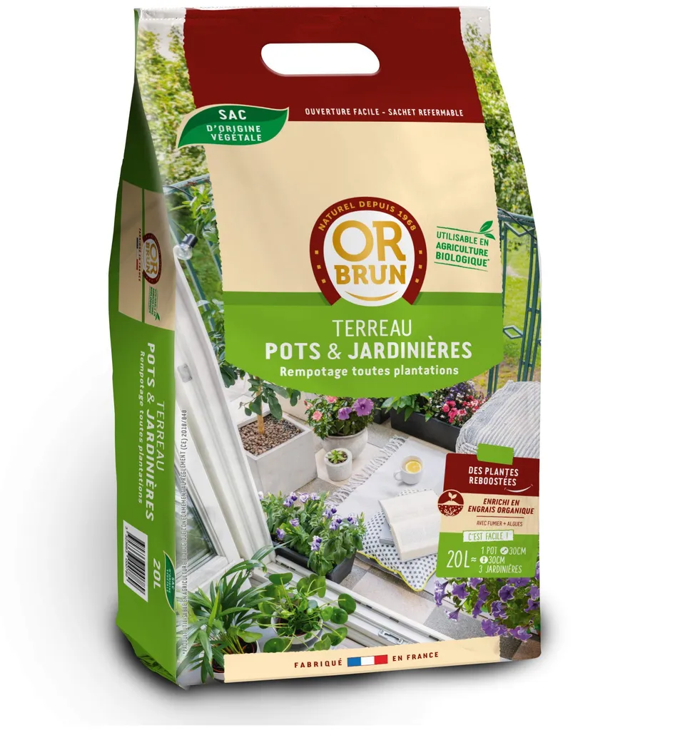 or-brun-terreau-pots-jardini-res-uab-sac-20-l image 1