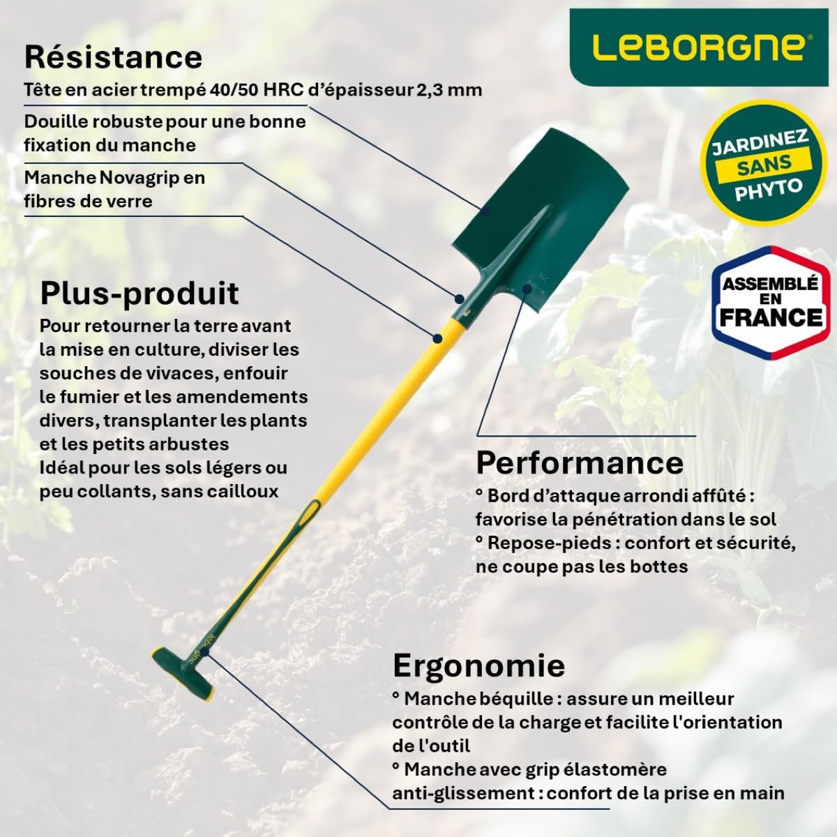 leborgne-b-che-rebord-28-cm-manche-pomme-novagrip-100-cm-acier-tremp image 2
