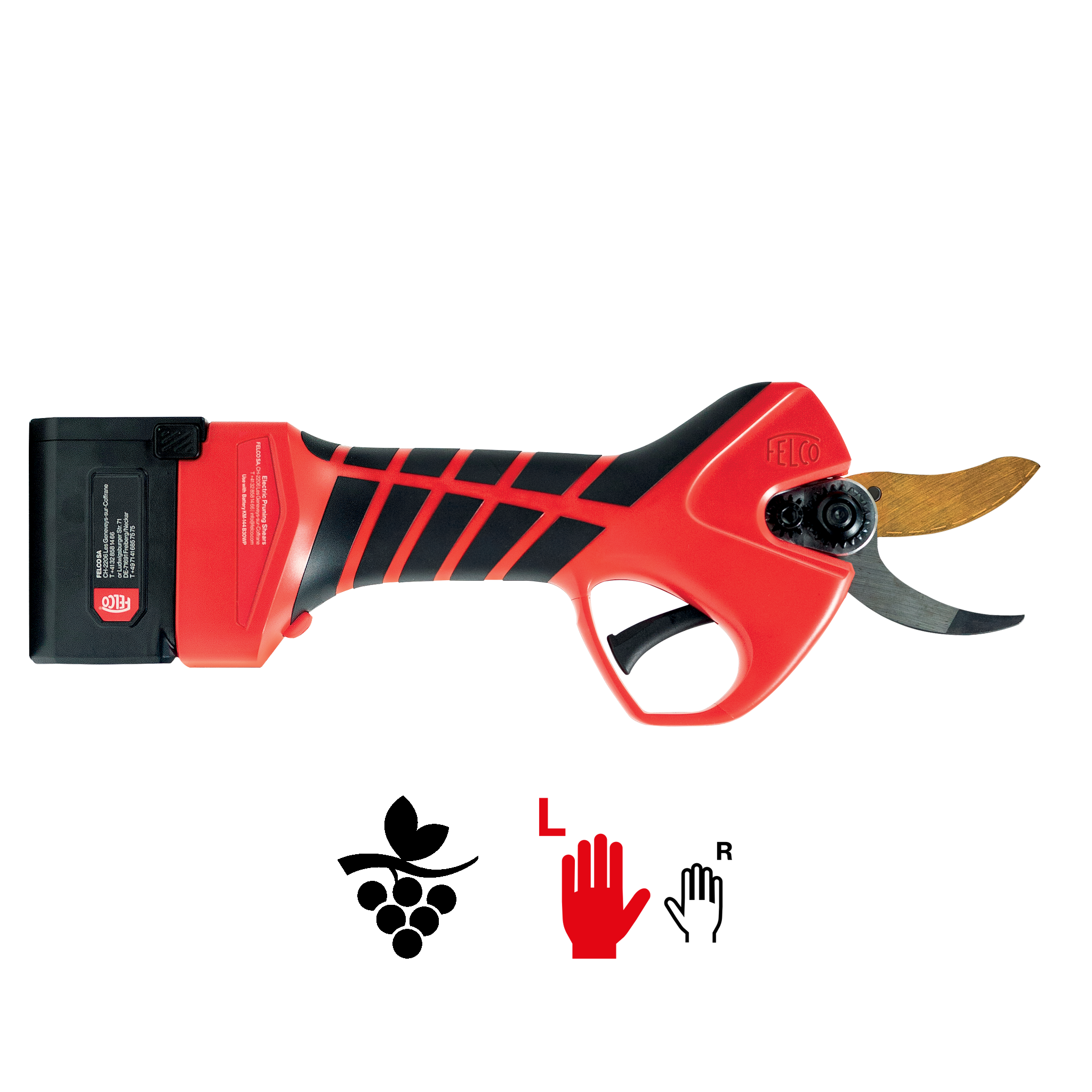 felco-834v-lh-kit-s-cateur-lectrique-pour-gaucher-en-valise-compl-te image 1