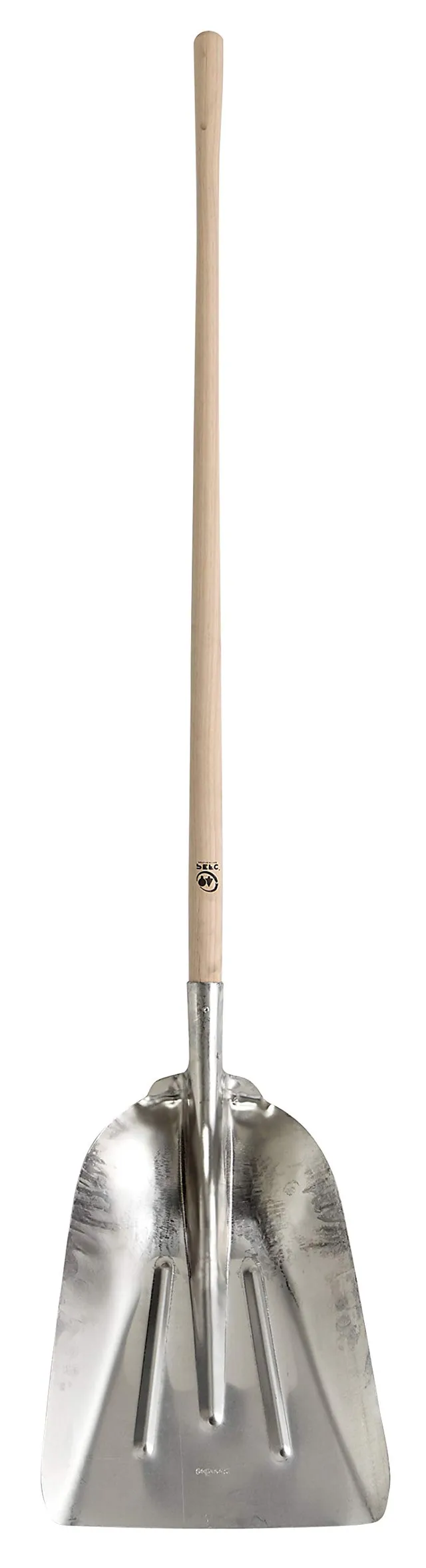 leborgne-pelle-aluminium-grand-mod-le-37-cm-manche-bois-130-cm image 1