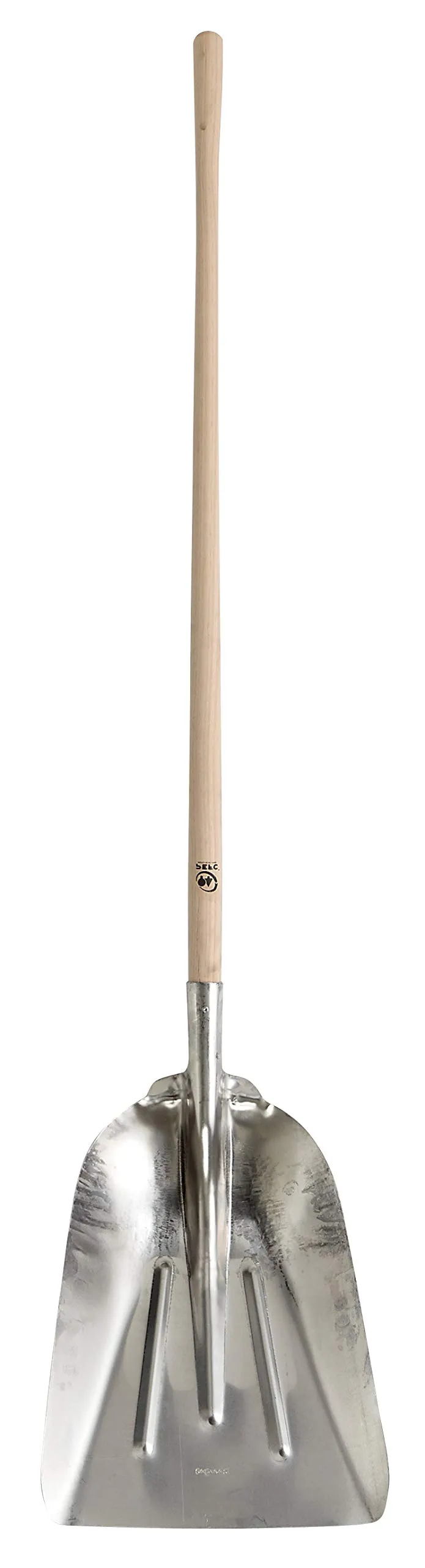 leborgne-pelle-aluminium-grand-mod-le-37-cm-manche-bois-130-cm image 1