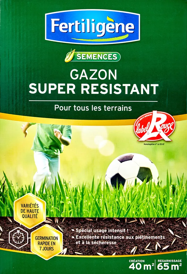 fertilig-ne-gazon-super-r-sistant-tous-terrains-label-rouge-1-kg-40-m image 1