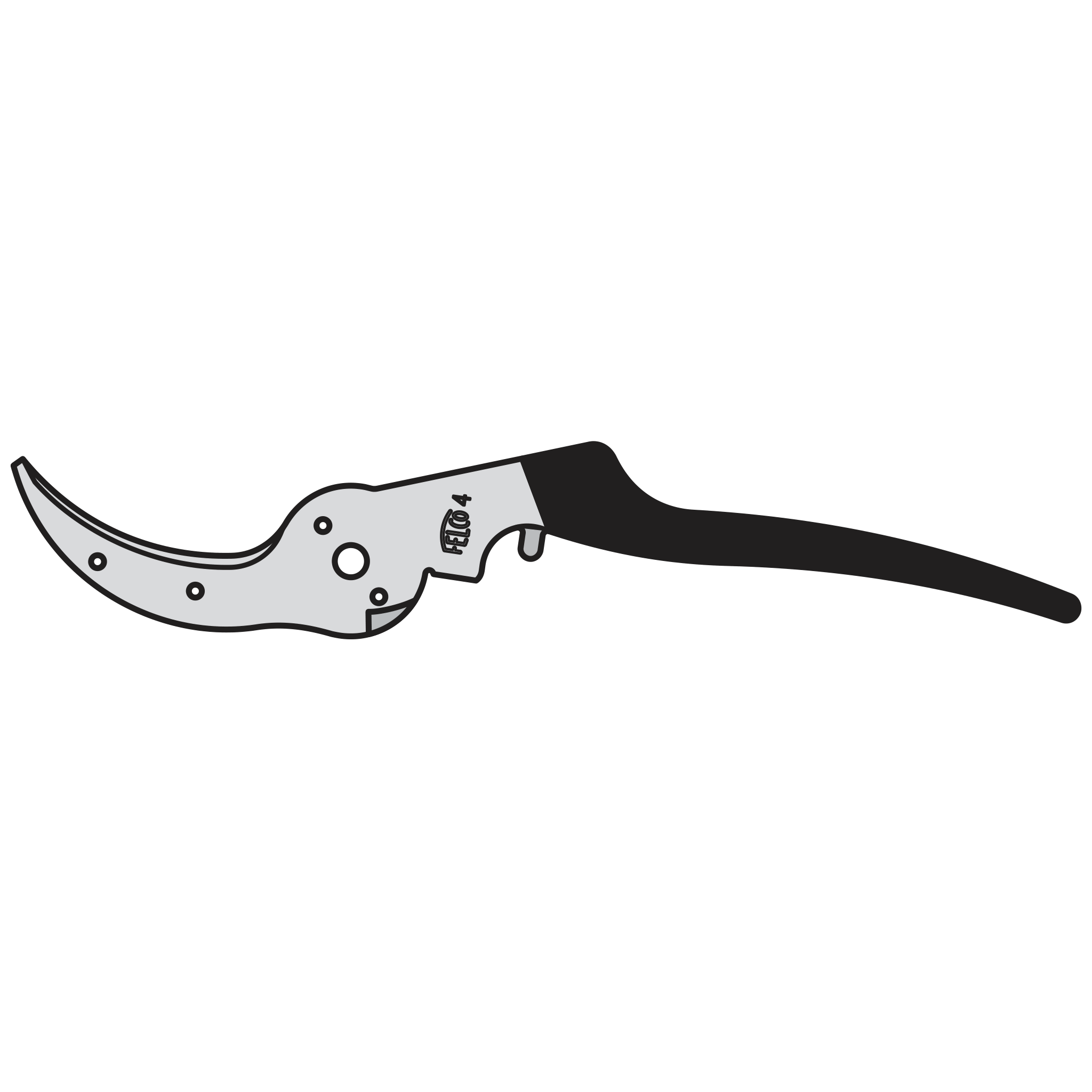 felco-4-2-jeu-de-poign-es-complet-sans-contre-lame-pi-ce-d-tach-e image 1