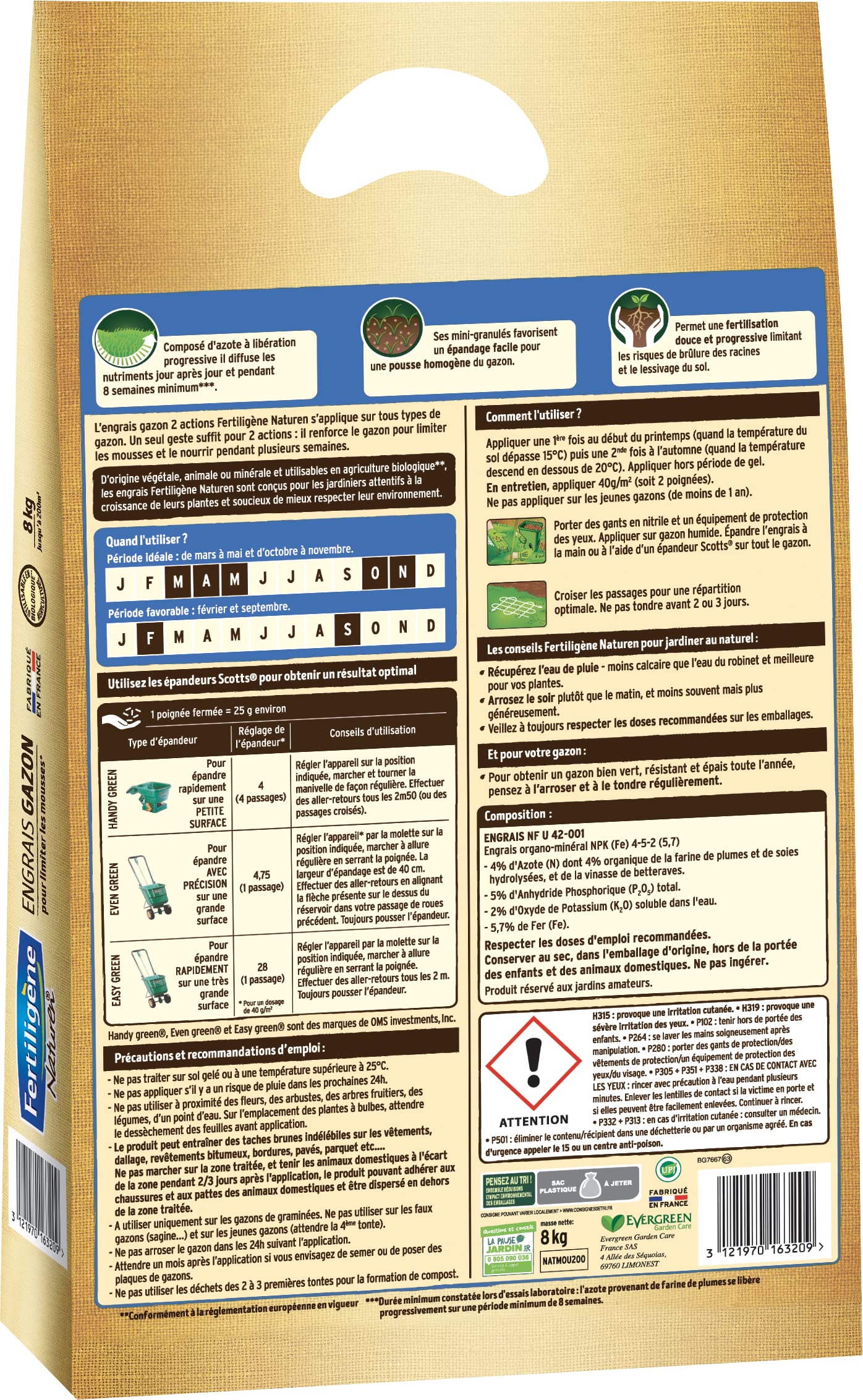 fertilig-ne-naturen-engrais-gazon-organique-anti-mousse-8-kg-200-m image 2