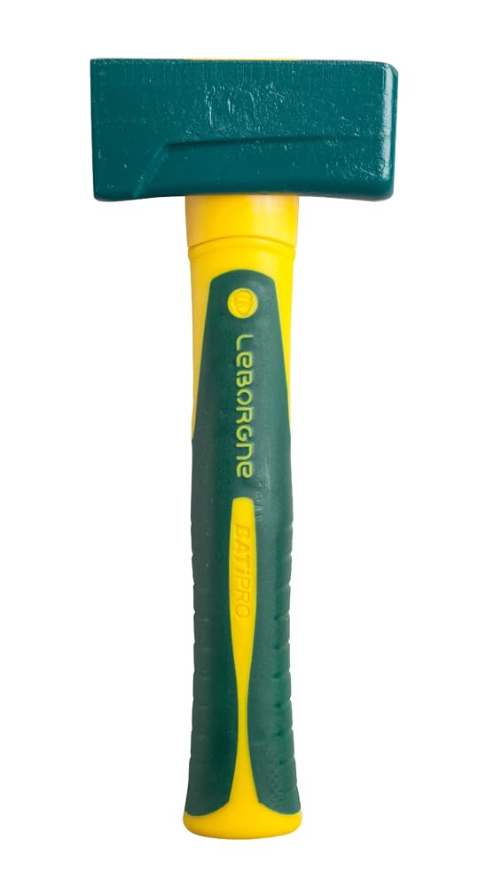 leborgne-batipro-massette-angles-abattus-1-2-kg-manche-bois-26-cm image 2