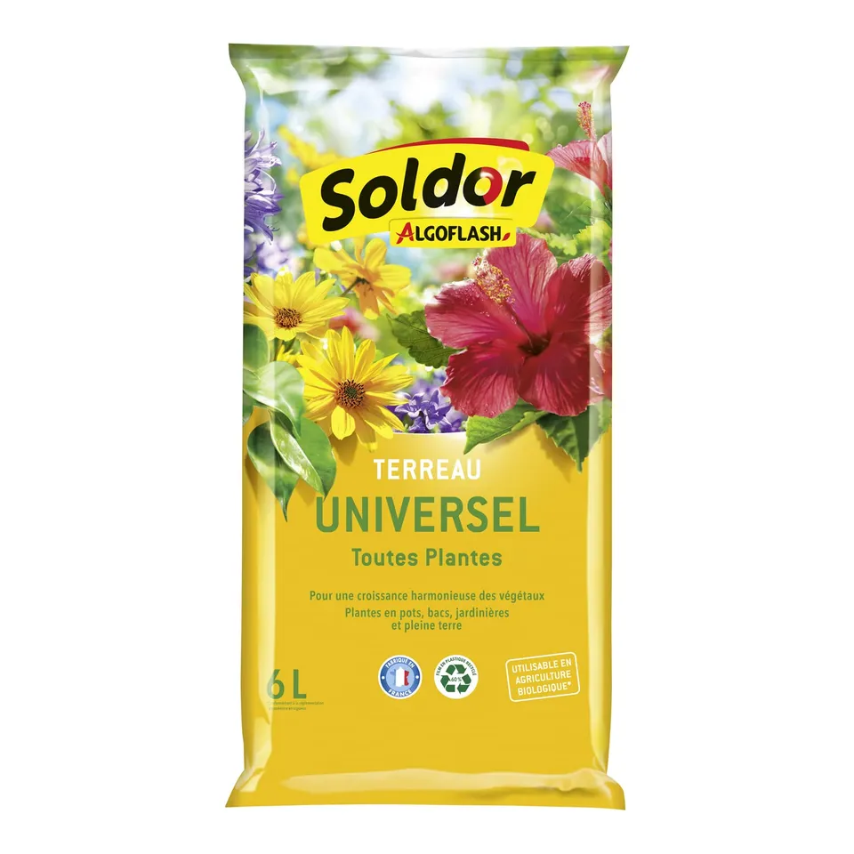 algoflash-soldor-terreau-universel-toutes-plantes-uab-6-l image 1