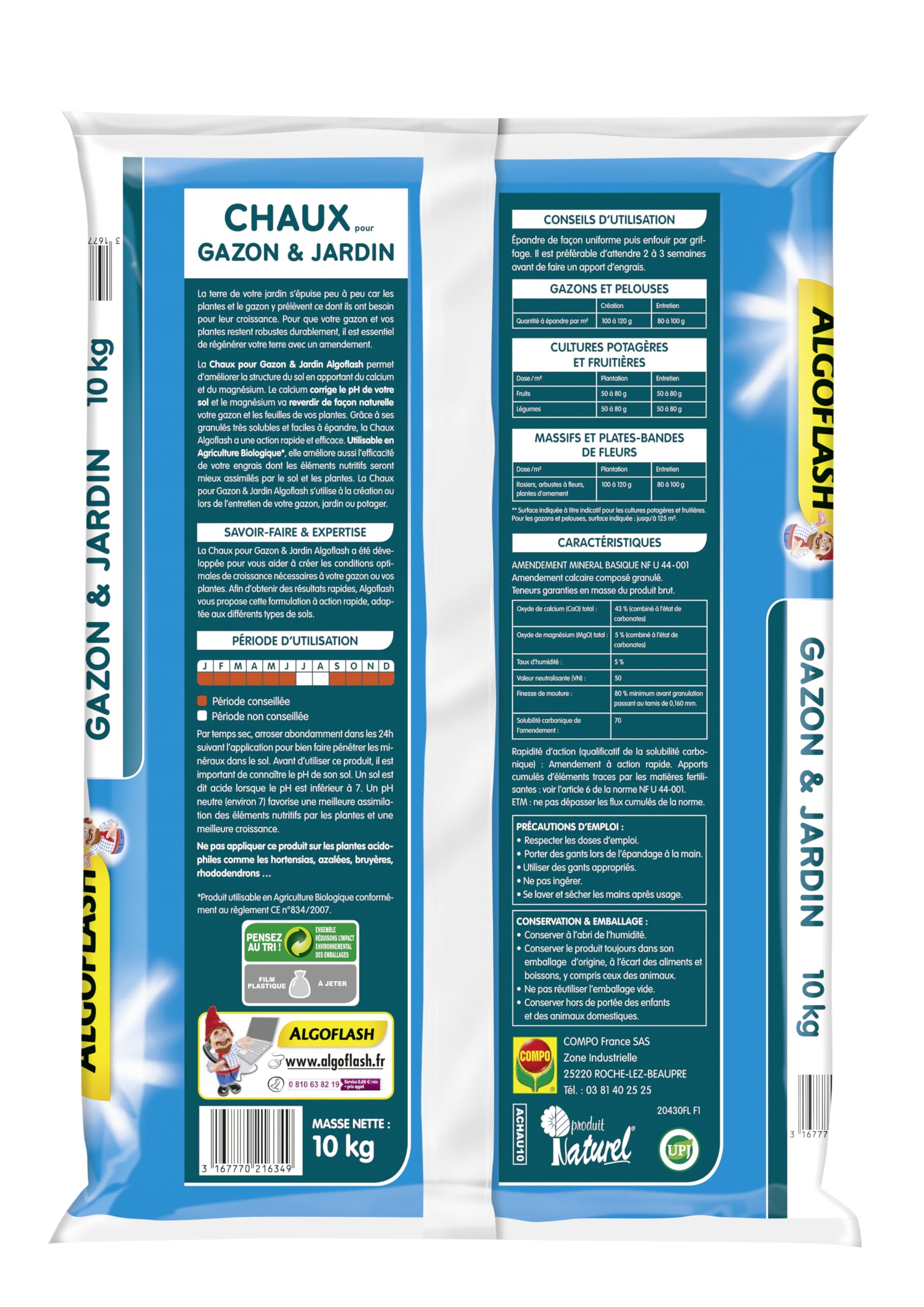 algoflash-achau10-chaux-gazon-et-jardin-10-kg-jusqu-200-m image 2