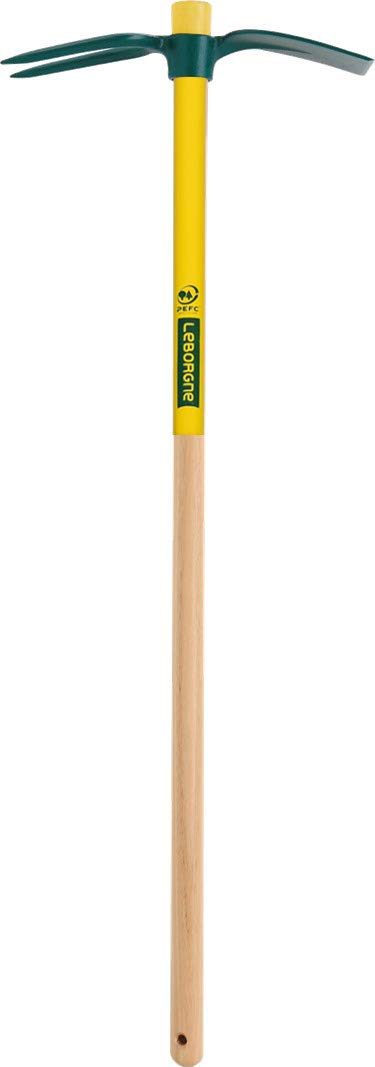 leborgne-serfouette-vigne-panne-et-fourche-38-cm-manche-110-cm-acier-forg image 1