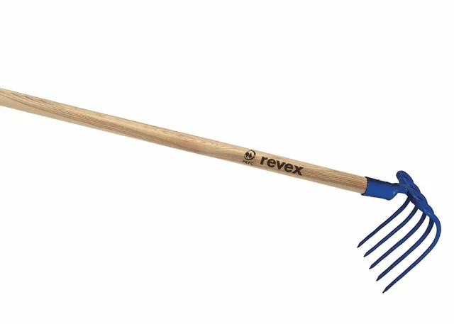 revex-croc-fumier-5-dents-croc-douille-paules-carr-es image 1