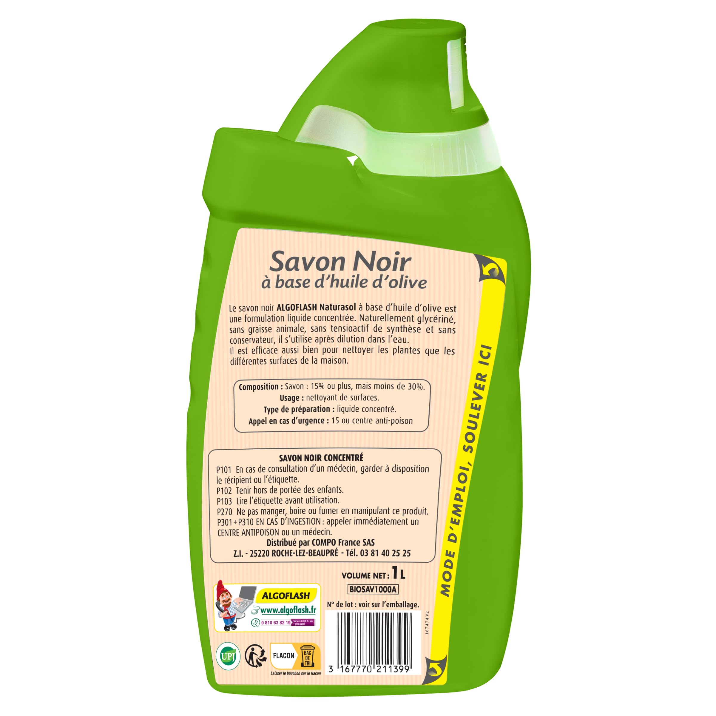 algoflash-naturasol-savon-noir-concentr-1-l-biosav1000a image 2