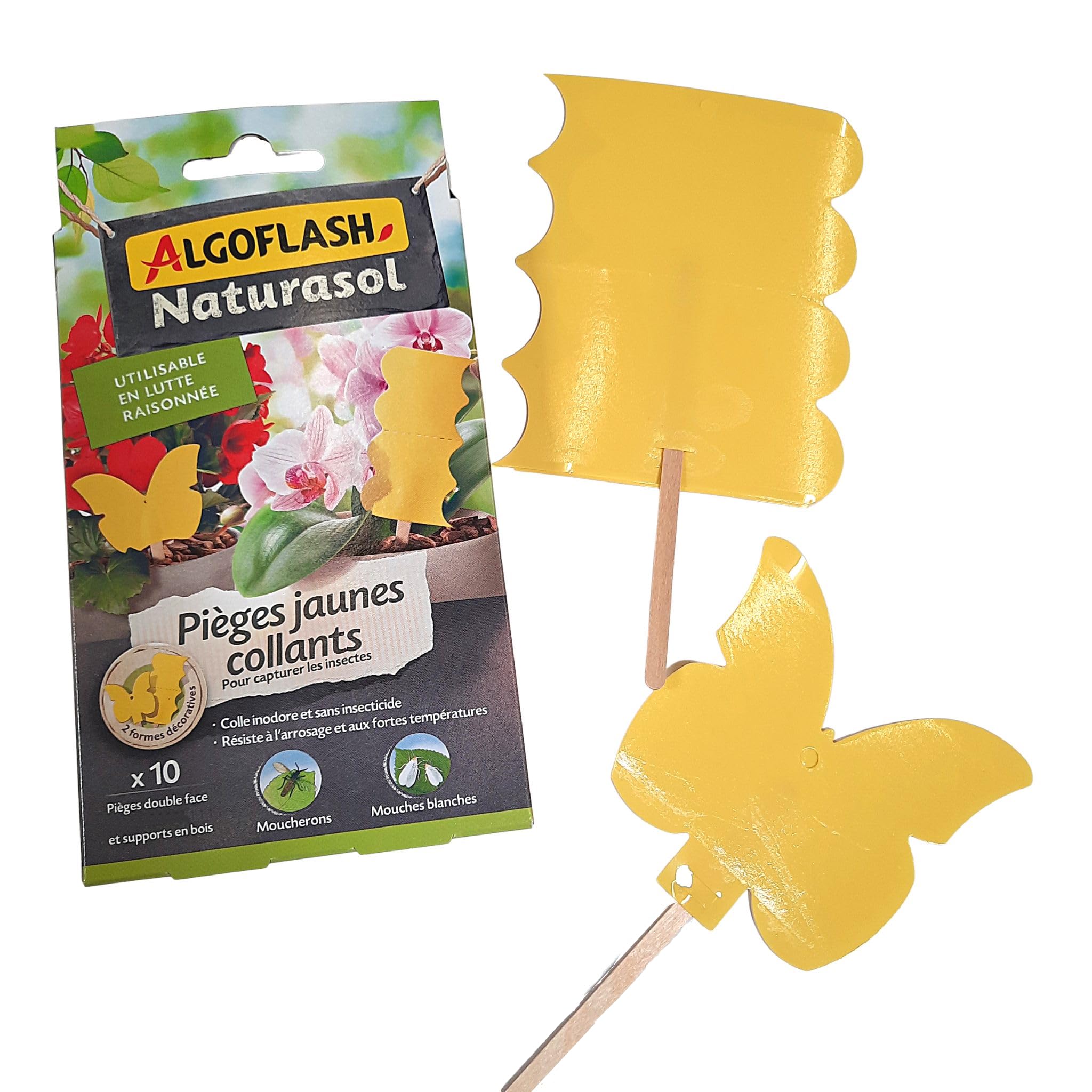 algoflash-naturasol-pi-ges-jaunes-collants-x10-anti-moucherons-sans-insecticide image 2