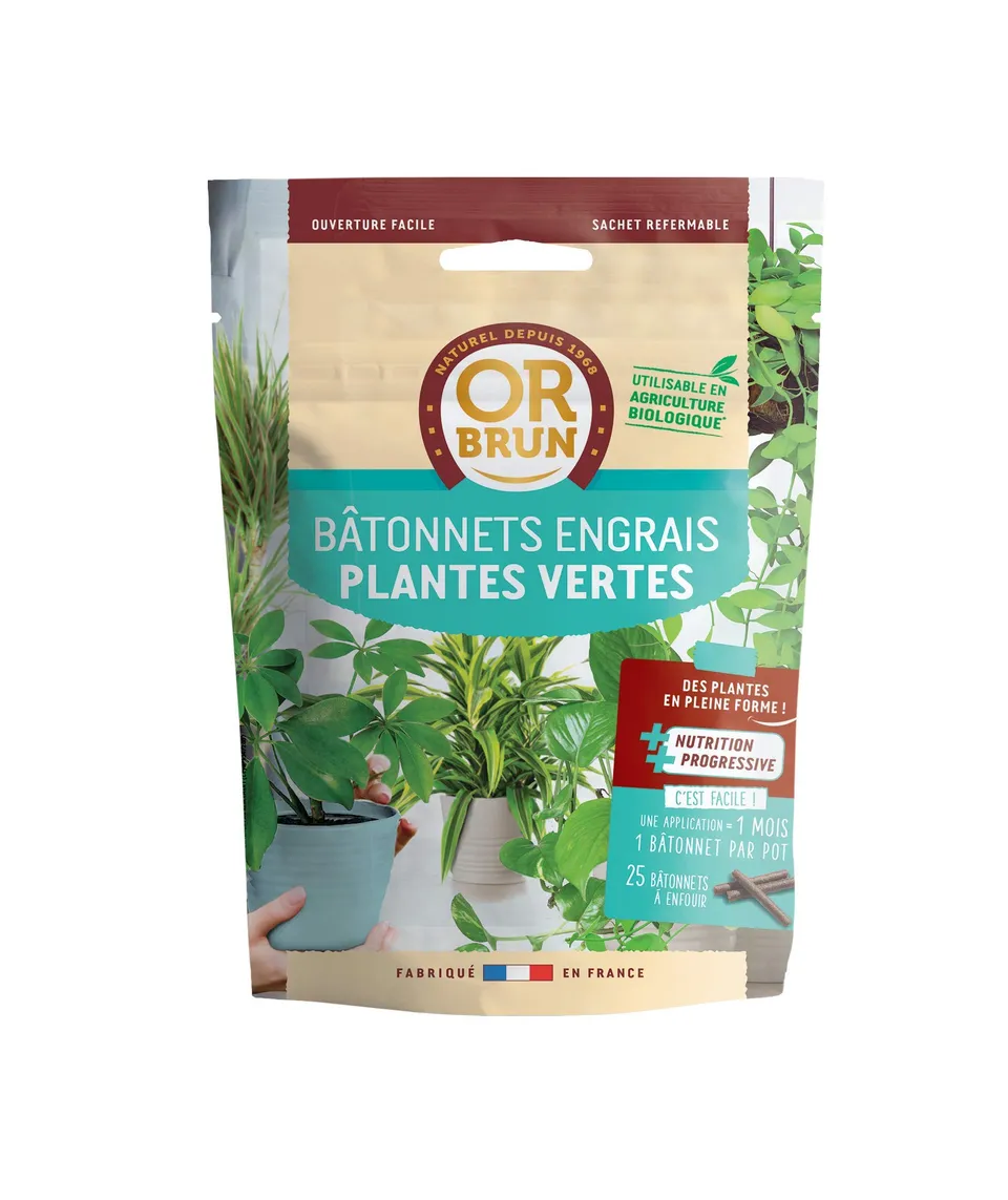 or-brun-engrais-plantes-vertes-sachet-de-25-b-tonnets image 1