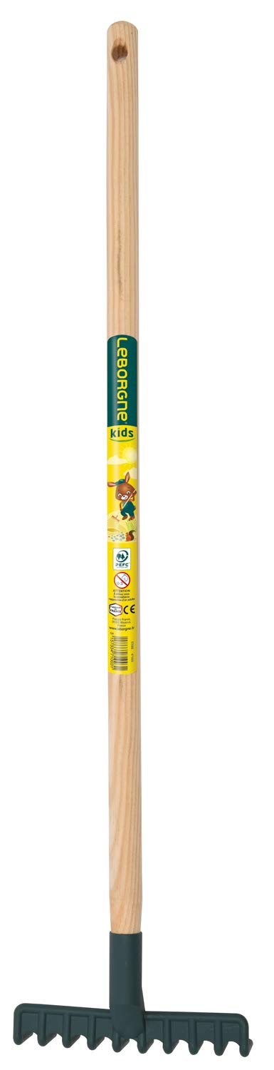 leborgne-r-teau-de-jardinage-enfant-70-cm-t-te-plastique-manche-bois-pefc-jaune- image 2