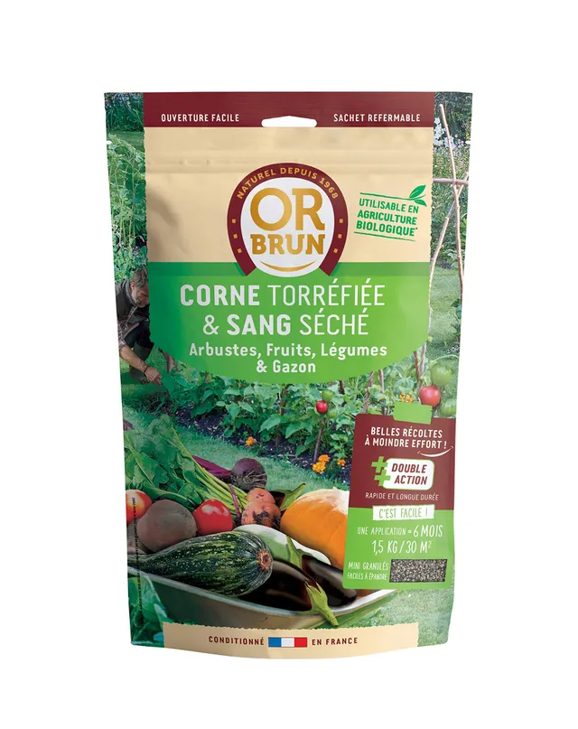or-brun-corne-et-sang-uab-1-5-kg-engrais-azot-action-rapide-et-prolong-e image 1