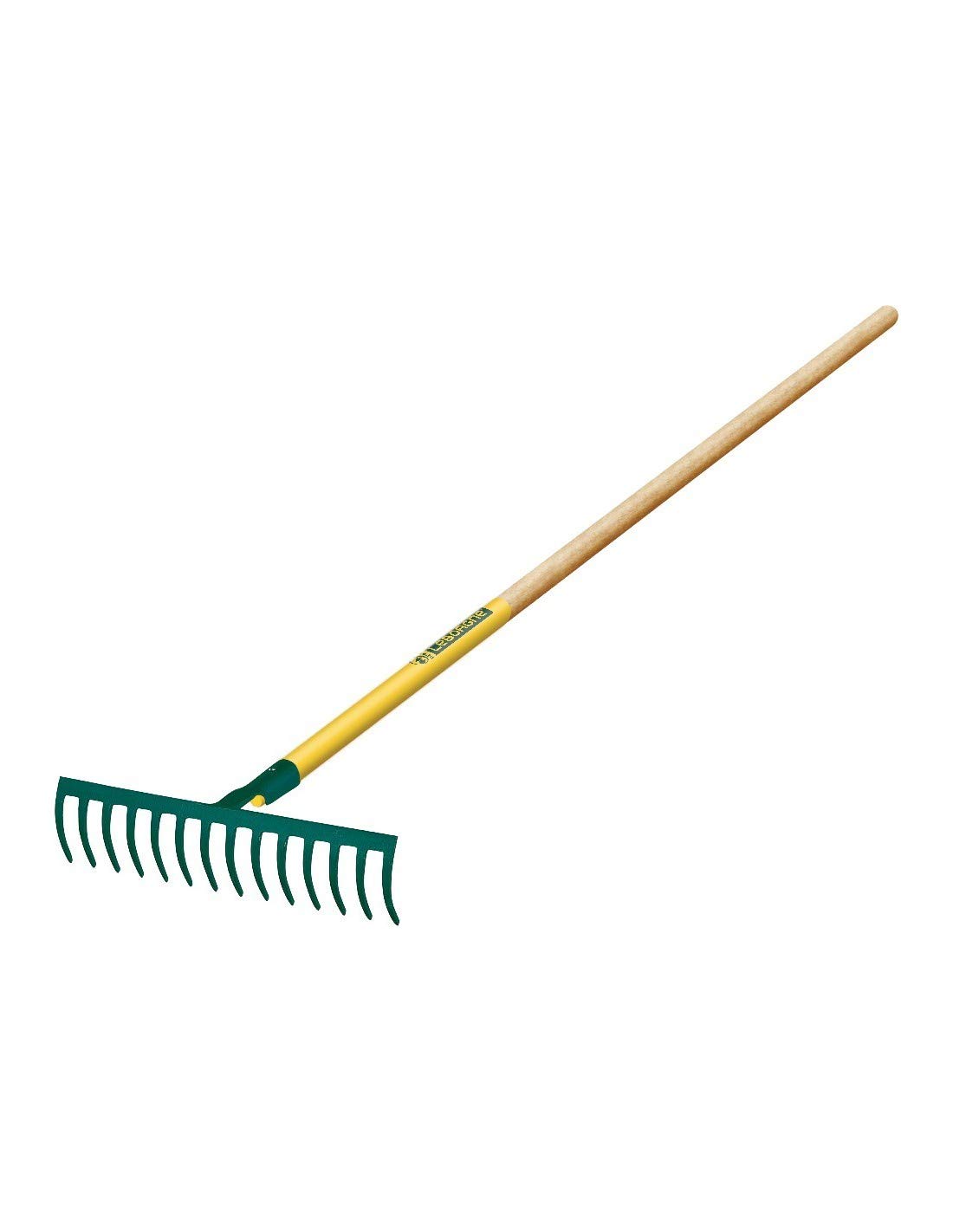 leborgne-r-teau-forg-14-dents-courbes-36-cm-manche-bois-150-cm image 1