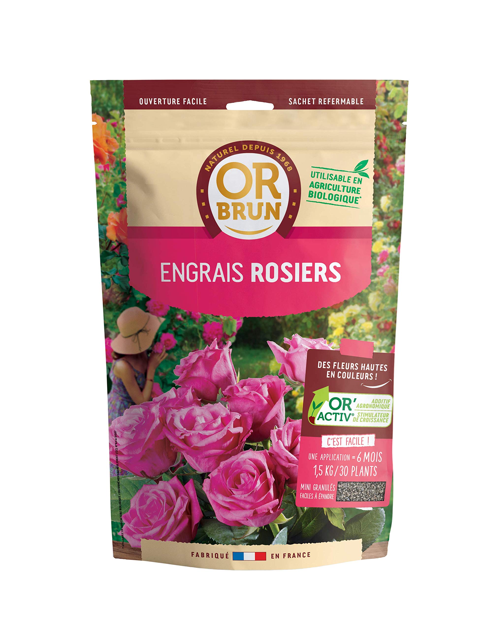 or-brun-engrais-rosiers-1-5-kg-or-activ-action-6-mois image 1