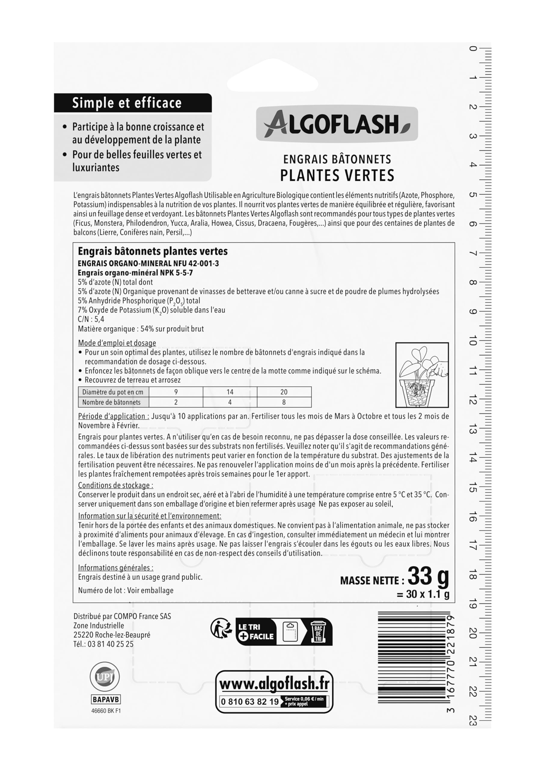 algoflash-engrais-b-tonnets-plantes-vertes-uab-30-b-tonnets image 2
