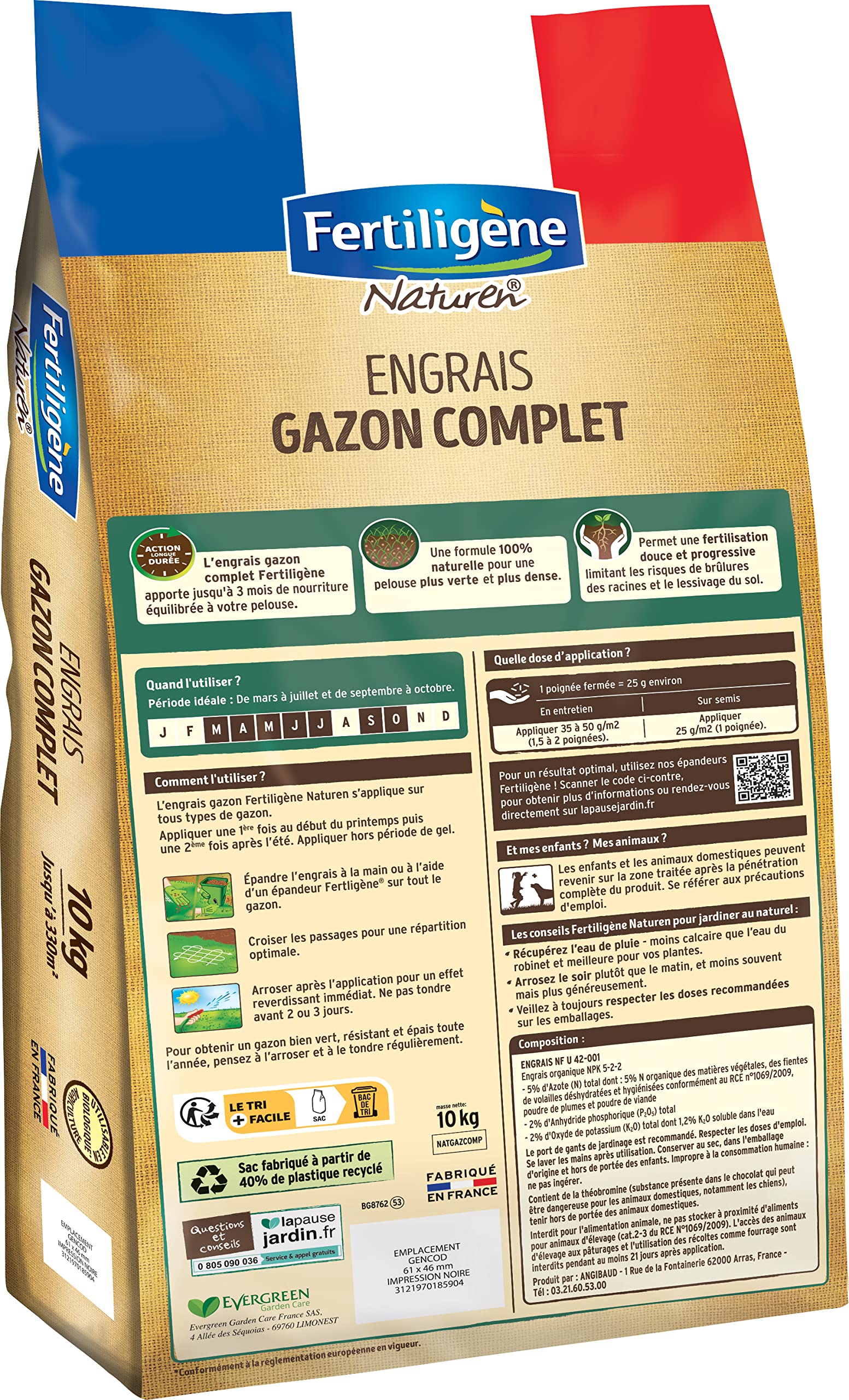 fertilig-ne-naturen-engrais-gazon-complet-10-kg-3-mois-330-m image 2