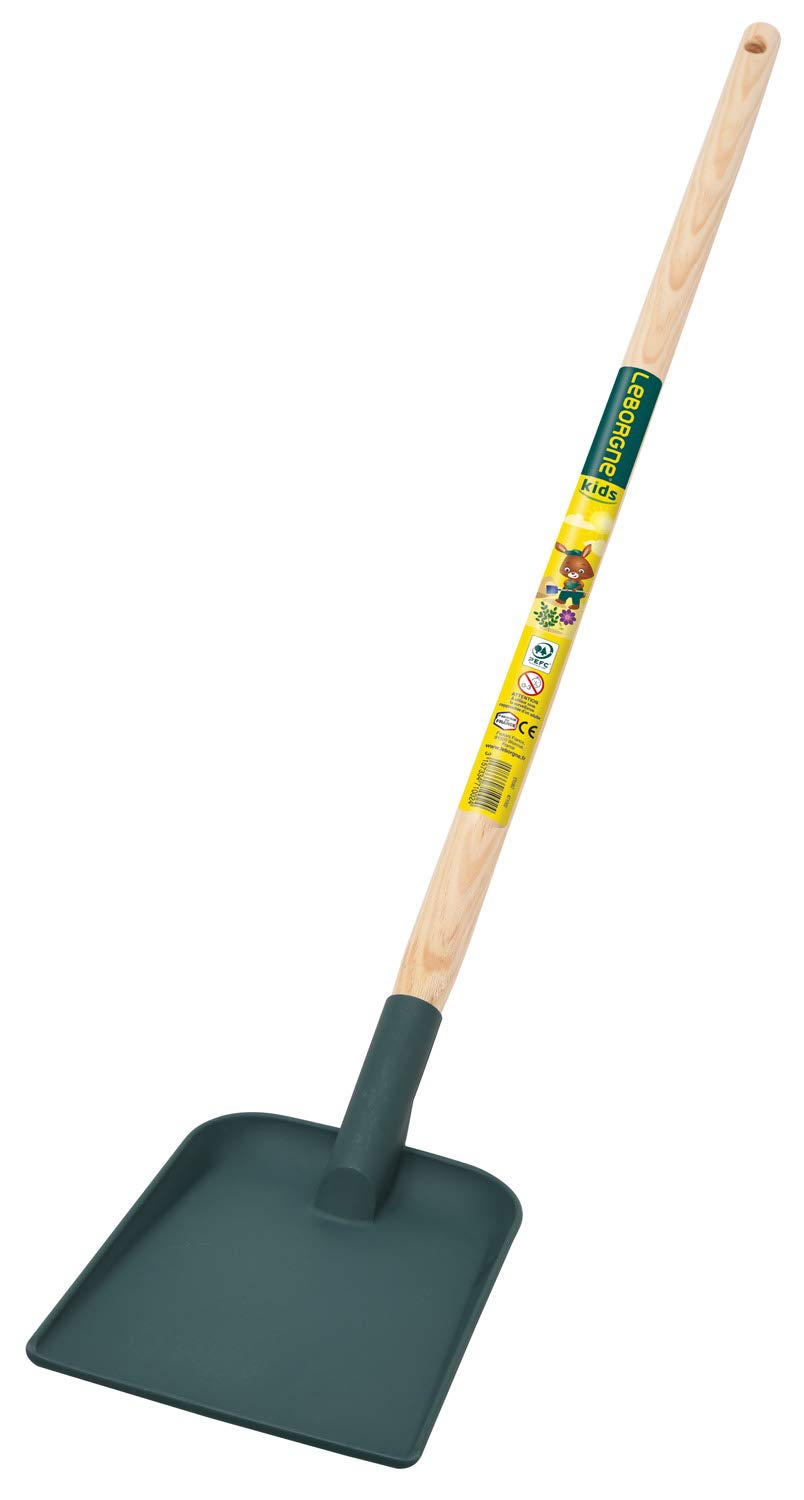 leborgne-pelle-de-jardinage-enfant-70-cm-t-te-plastique-jaune-ou-vert image 2