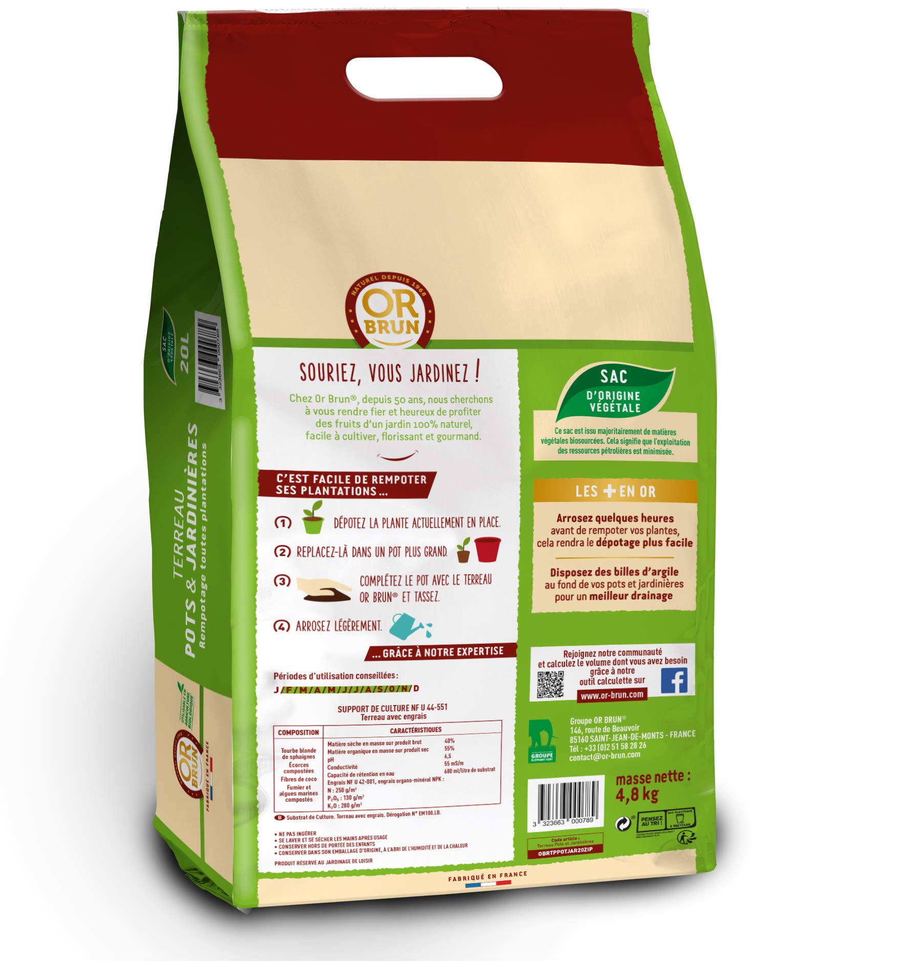or-brun-terreau-pots-jardini-res-uab-sac-20-l image 2