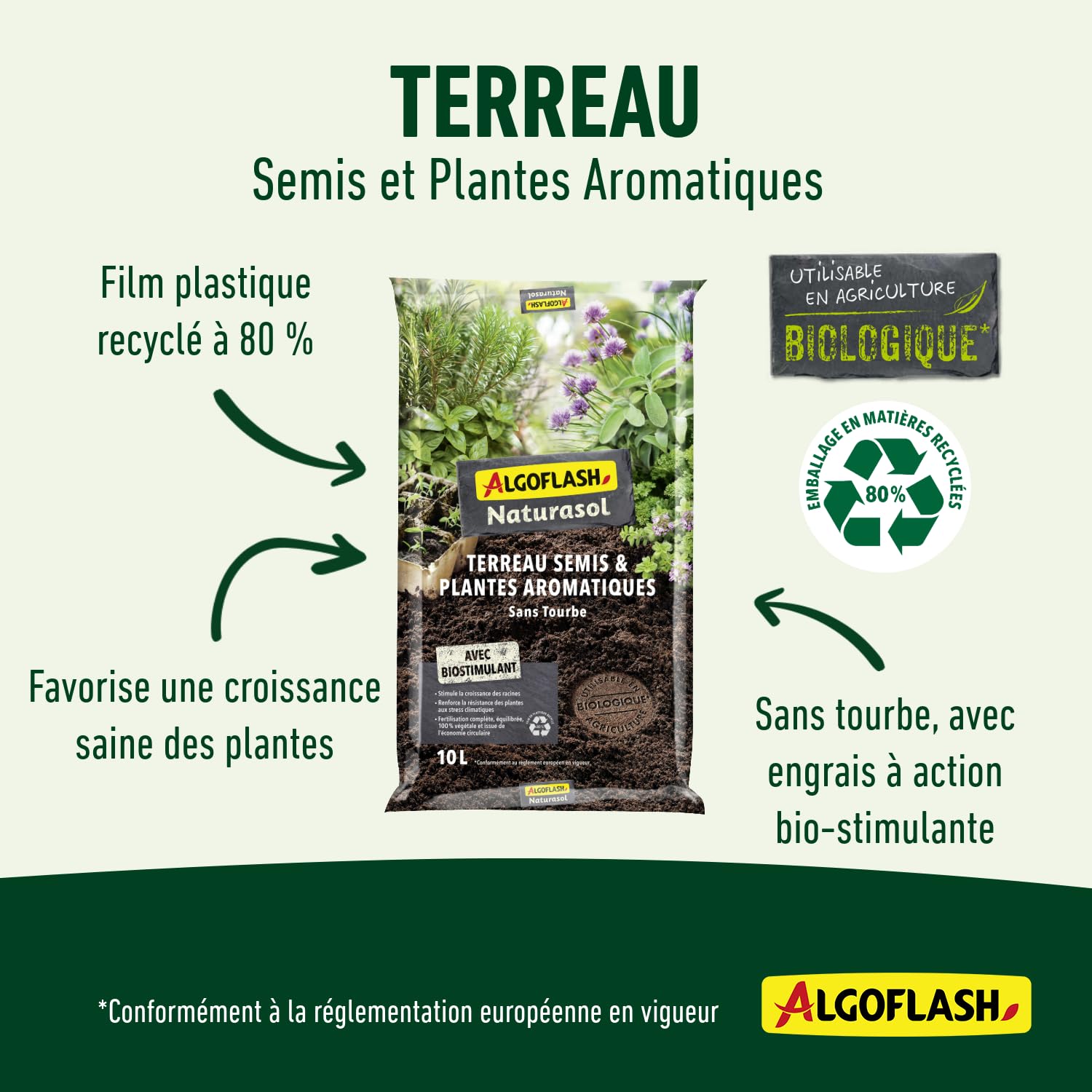 algoflash-naturasol-terreau-semis-et-plantes-aromatiques-sans-tourbe-bio-10-l image 3