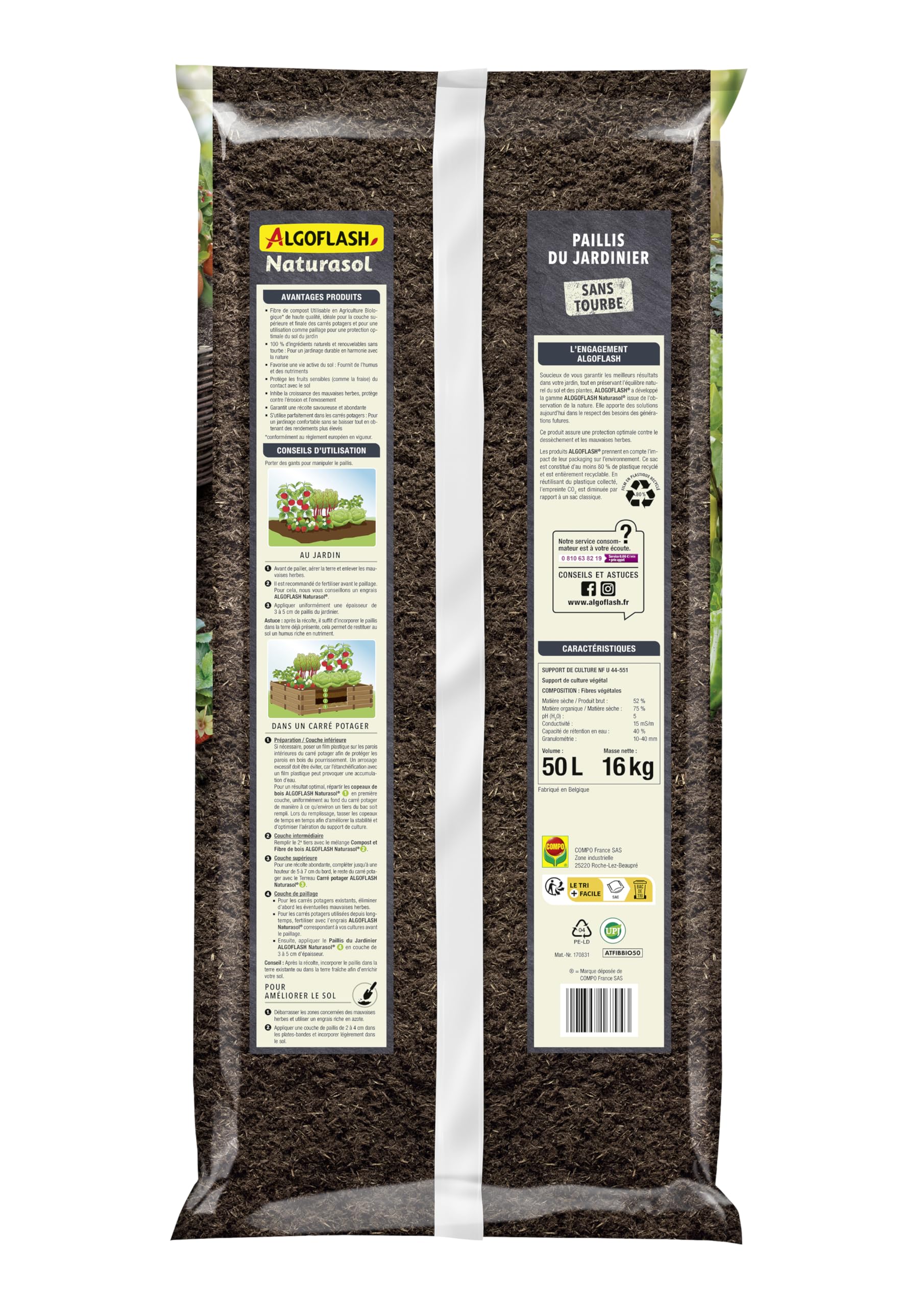 algoflash-naturasol-paillis-du-jardinier-fibre-de-compost-50-l image 2