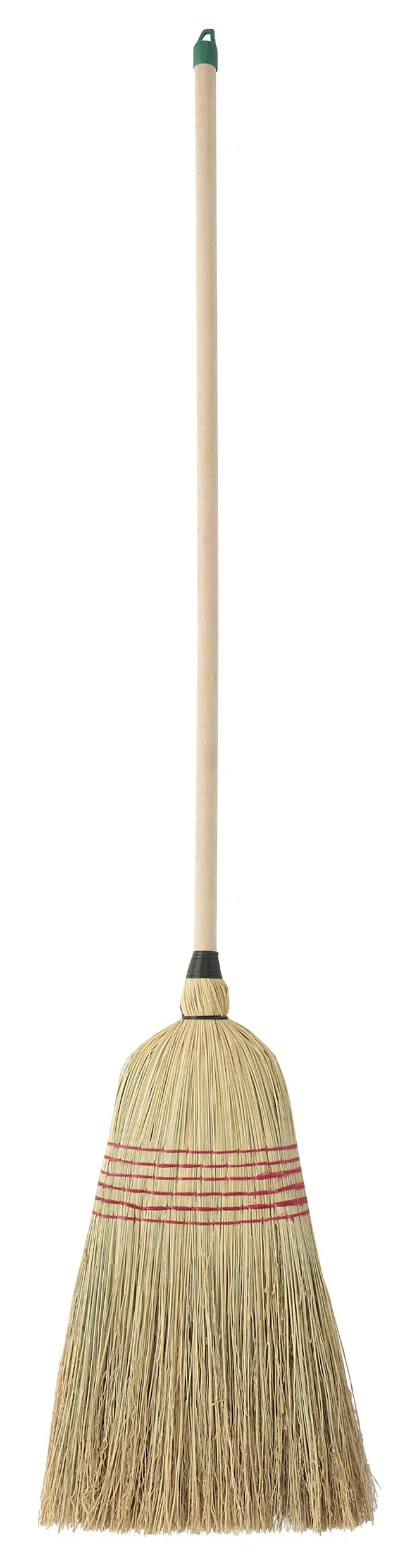leborgne-157150-balai-d-ext-rieur-paille-de-riz-6-fils-manche-bois-155-cm image 1