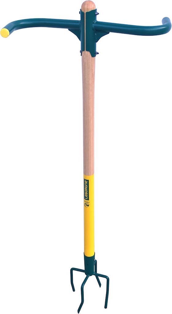 leborgne-rotogrif-naturovert-griffe-rotative-4-dents-manche-bois-pefc image 1