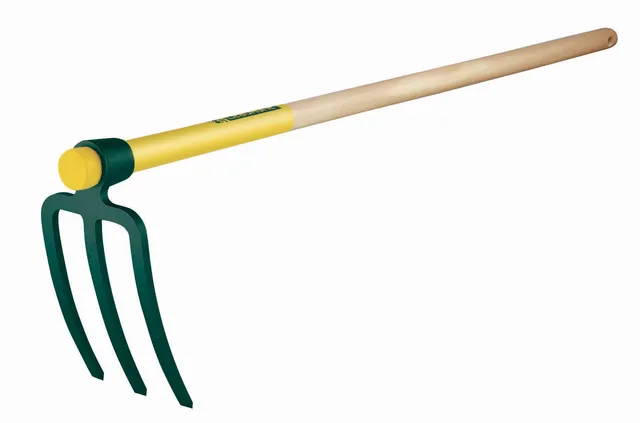 leborgne-croc-de-jardin-3-dents-plates-forg-manche-bois-110-cm-14-cm image 1