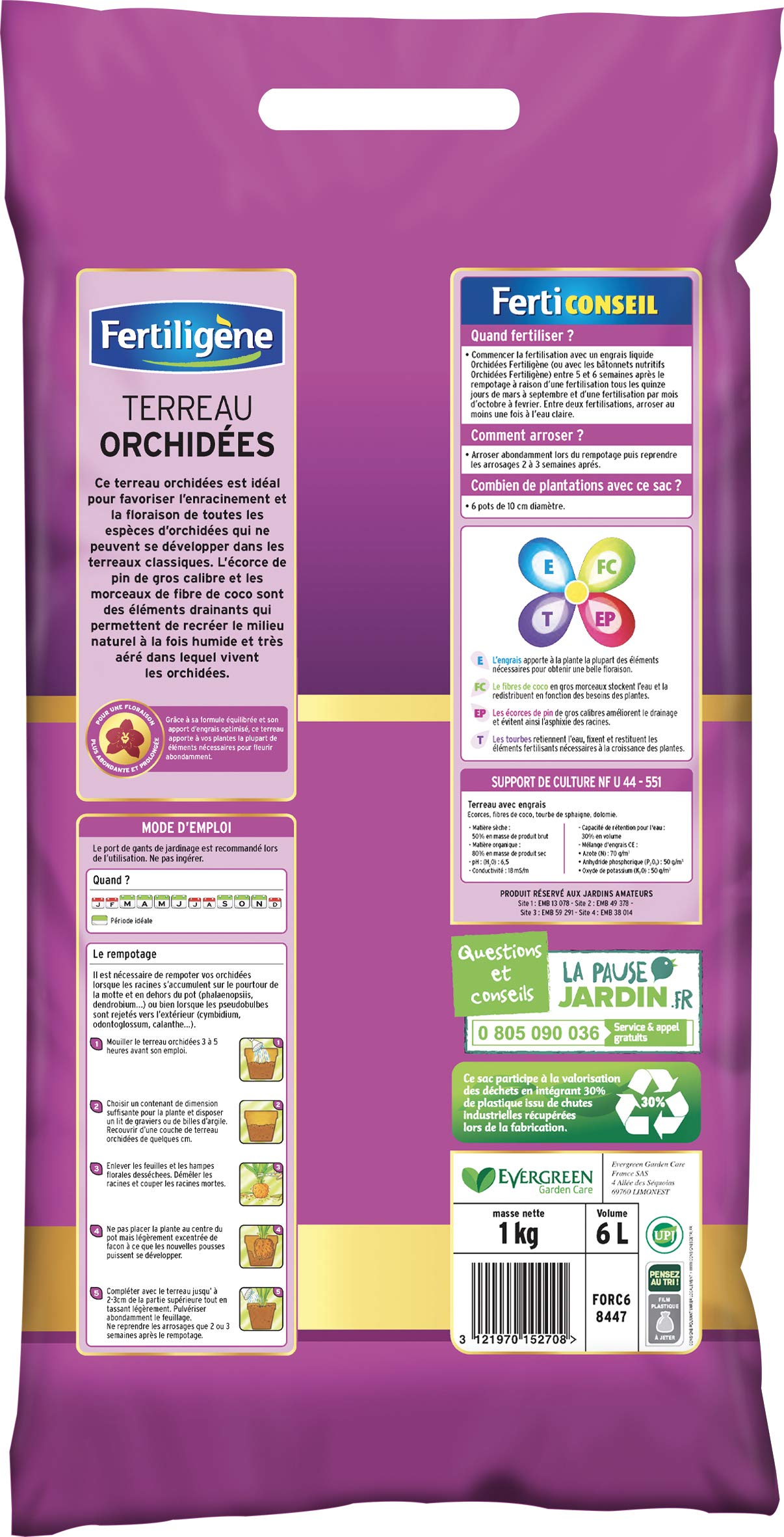 fertilig-ne-terreau-orchid-es-6-l-corces-de-pin-fibre-de-coco-et-engrais-pour-fl image 2
