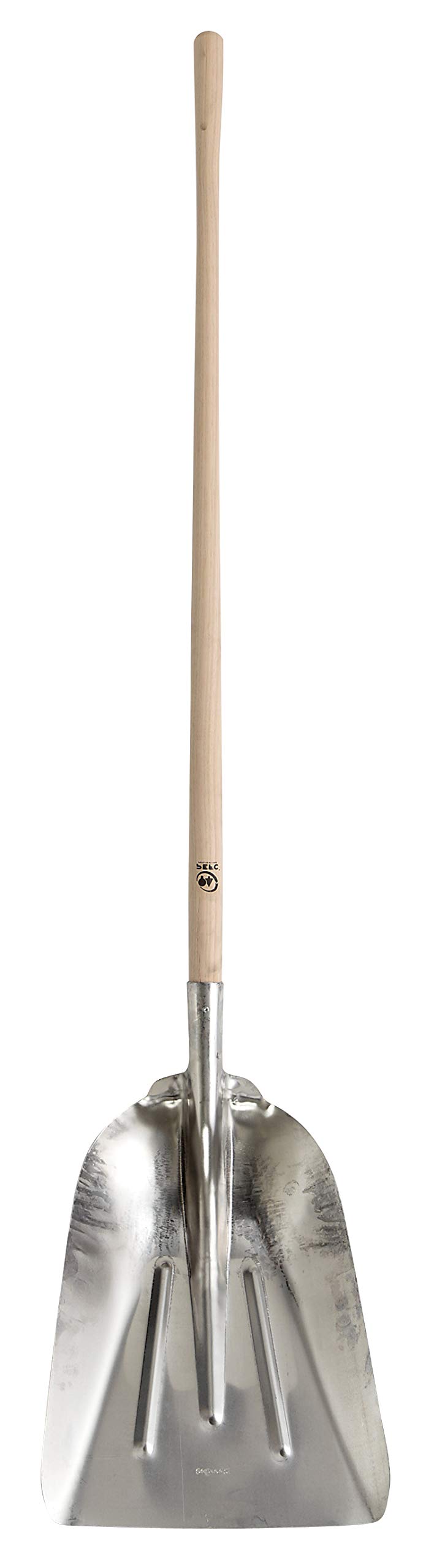 leborgne-pelle-aluminium-grand-mod-le-37-cm-manche-bois-130-cm image 1