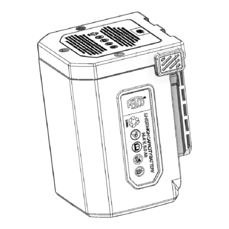 felco-834-5-batterie-li-ion-14-4-v-3-0-ah-43-2-wh-de-rechange image 1