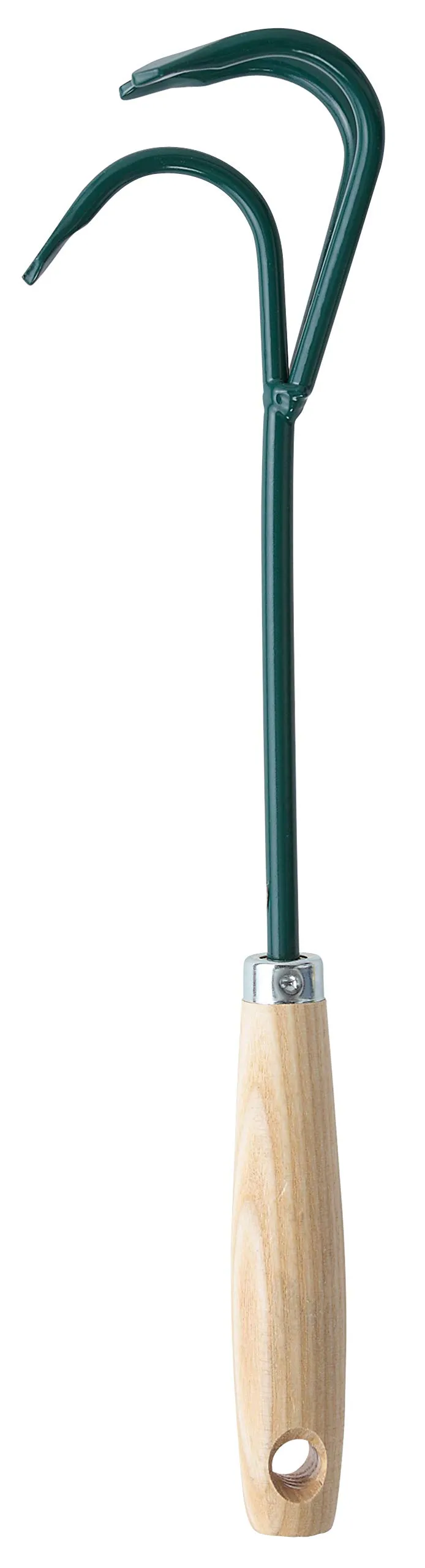 leborgne-petite-griffe-3-dents-acier-manche-bois-35-cm image 1