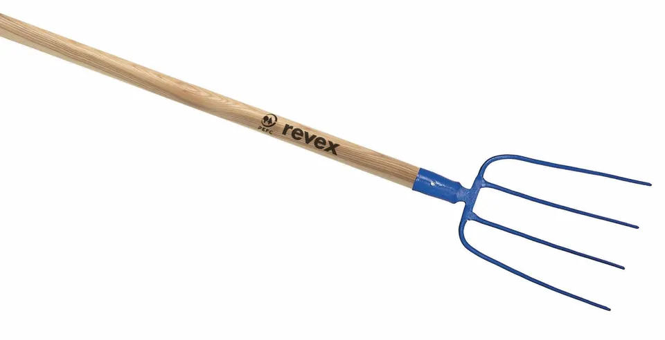 revex-fourche-fumier-4-dents-30cm-fourche-forg-e image 1