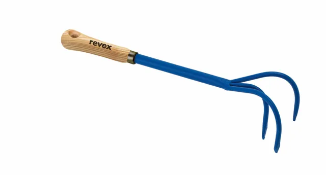 revex-griffe-piocheuse-3-dents-outil-manche-bois image 1