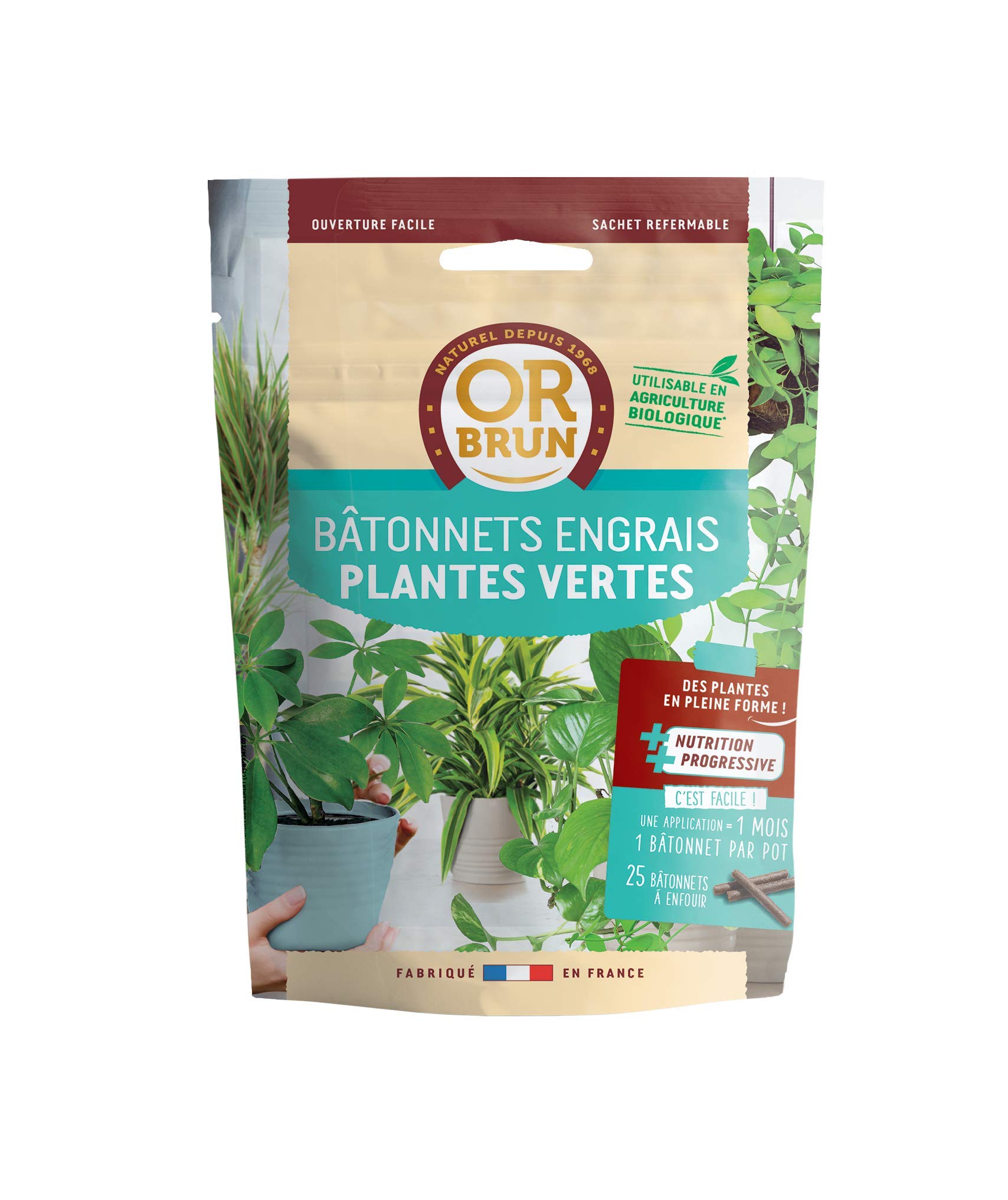 or-brun-engrais-plantes-vertes-sachet-de-25-b-tonnets image 1