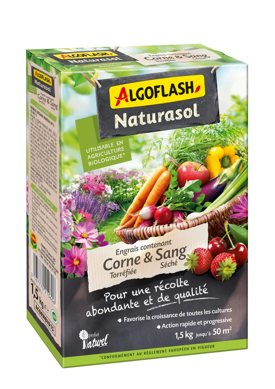 algoflash-naturasol-engrais-corne-torr-fi-e-et-sang-s-ch-1-5-kg-50-m image 1