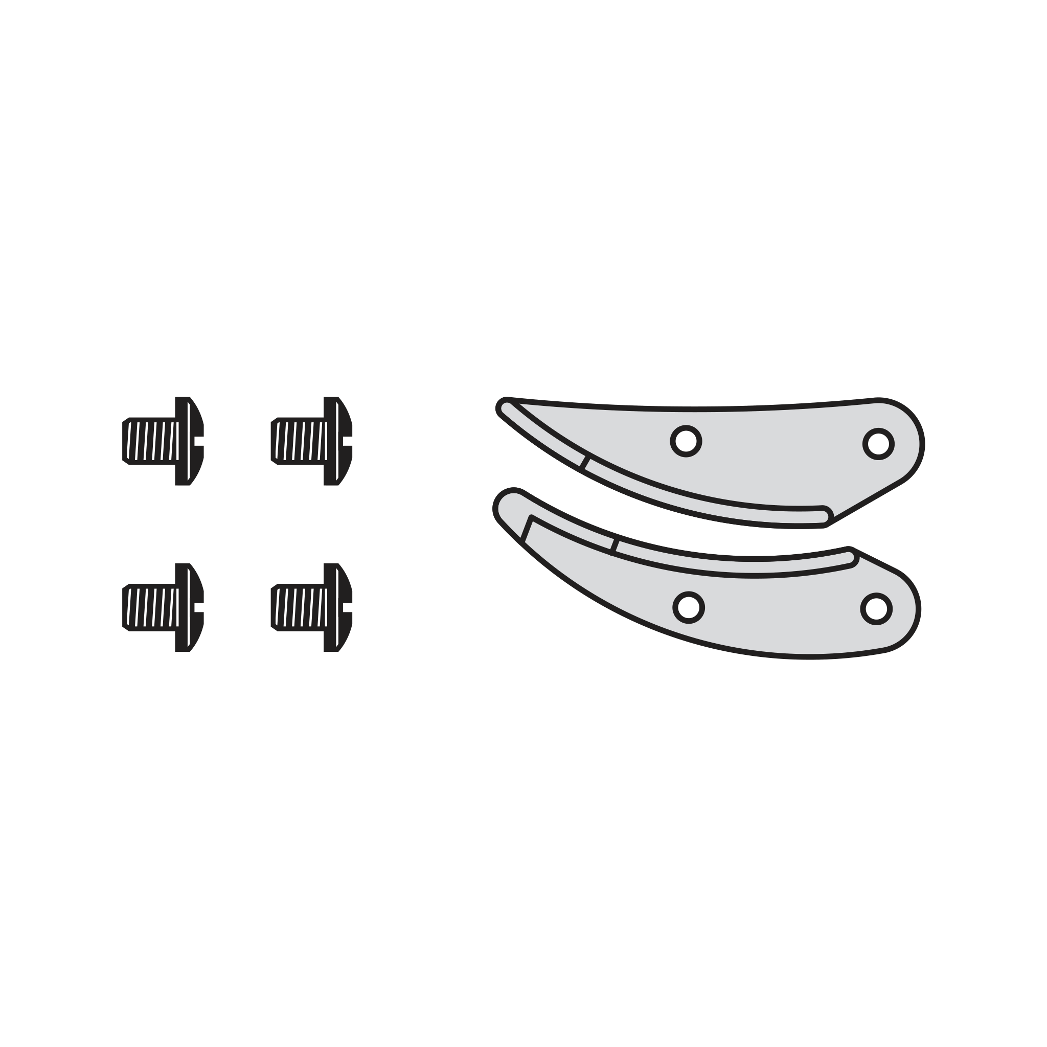 felco-100-95-supports-de-tige-lame-et-contre-lame-avec-vis image 1