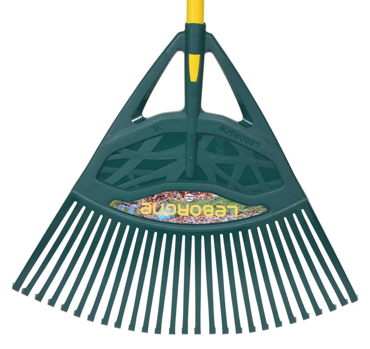 leborgne-balai-gazon-xl-27-dents-duopro-manche-bois-pefc image 2