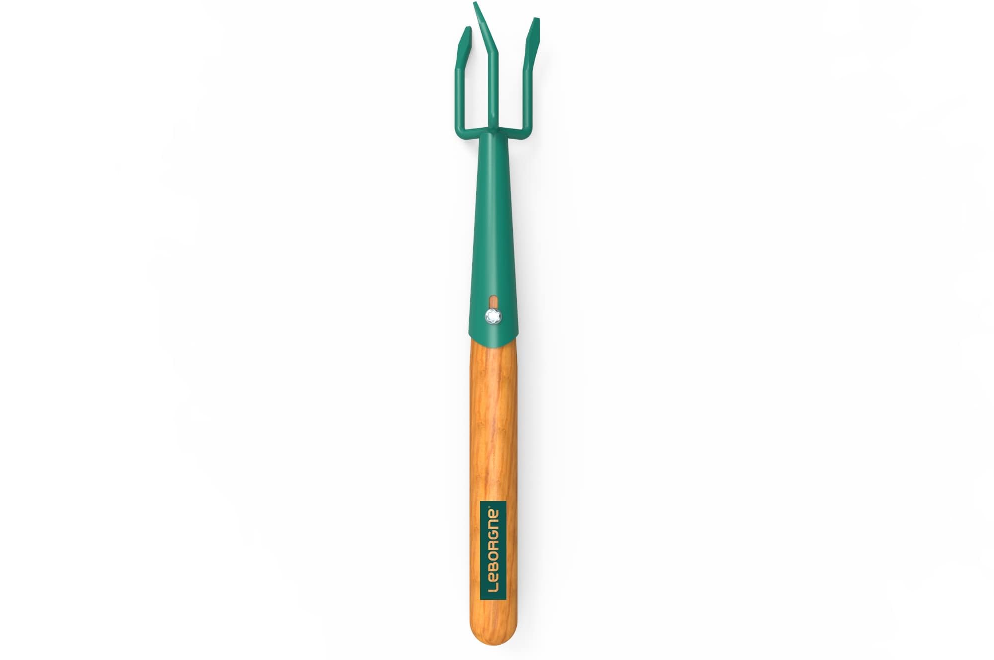 leborgne-petite-griffe-3-dents-acier-manche-bois-35-cm image 3