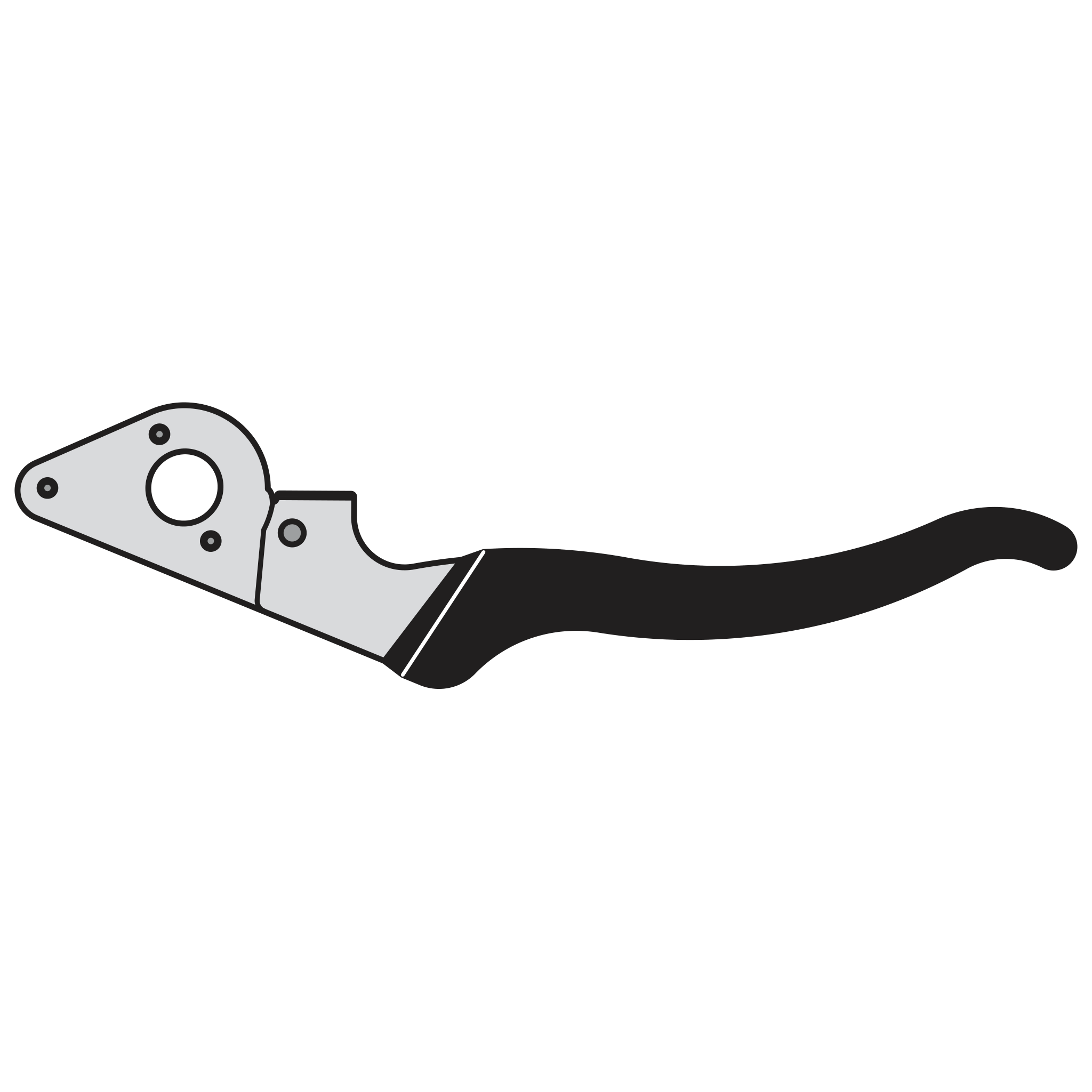felco-8-1-jeu-de-poign-es-complet-sans-lame-pi-ce-de-rechange-s-cateur-felco-8 image 1