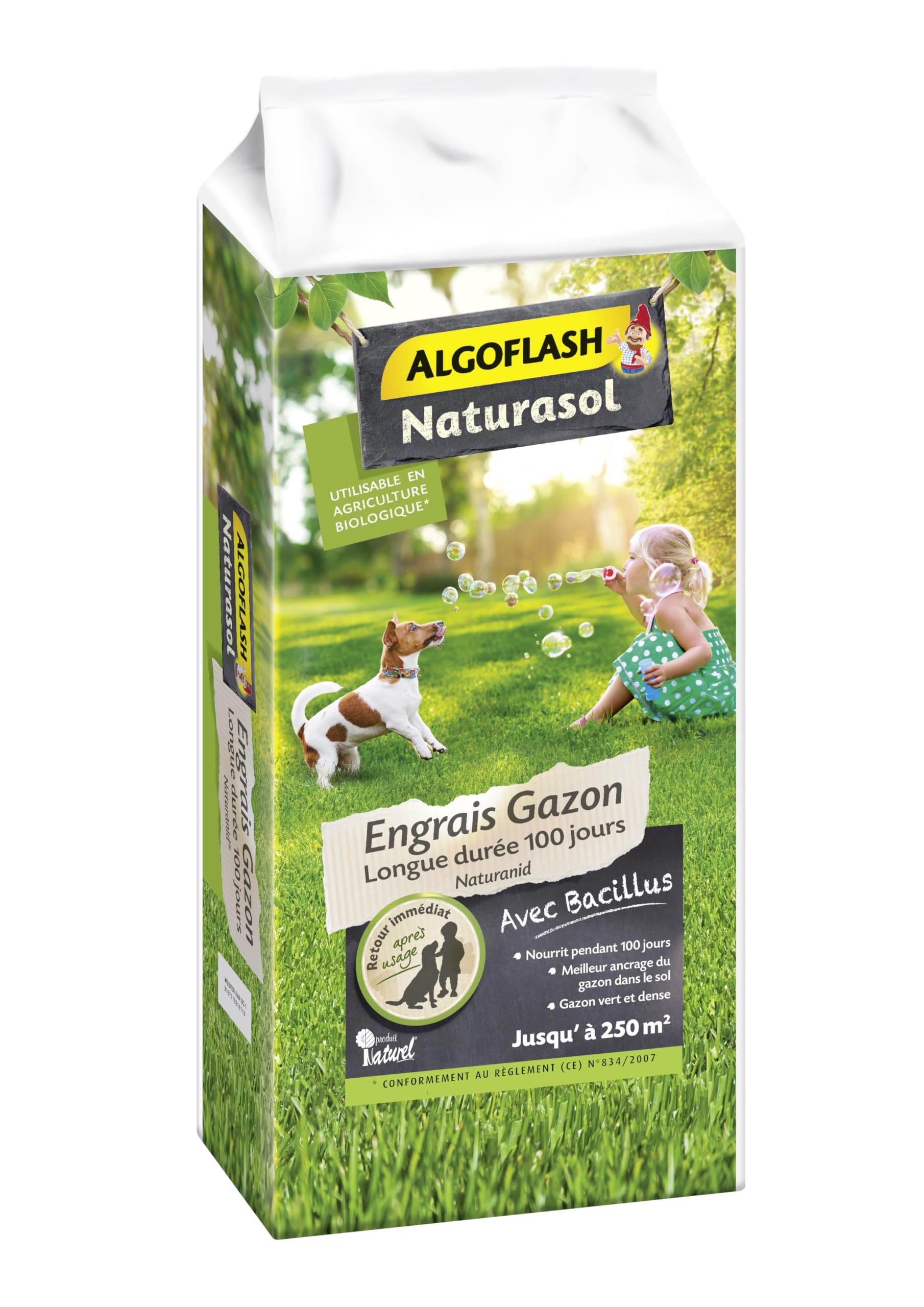 algoflash-naturanid-agaznat10-engrais-gazon-longue-dur-e-100-jours-10-kg image 4