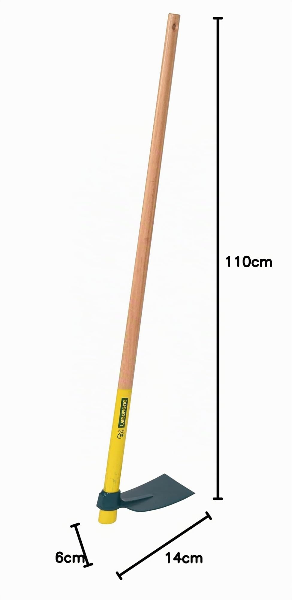 leborgne-houe-duopro-douille-ovale-130-cm-2-en-1-houe-frappe-piquets image 5