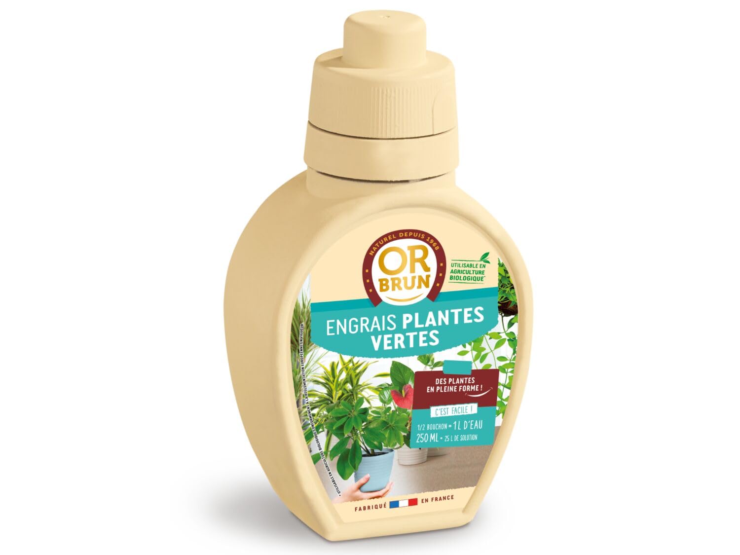 or-brun-engrais-plantes-vertes-liquide-250ml image 1