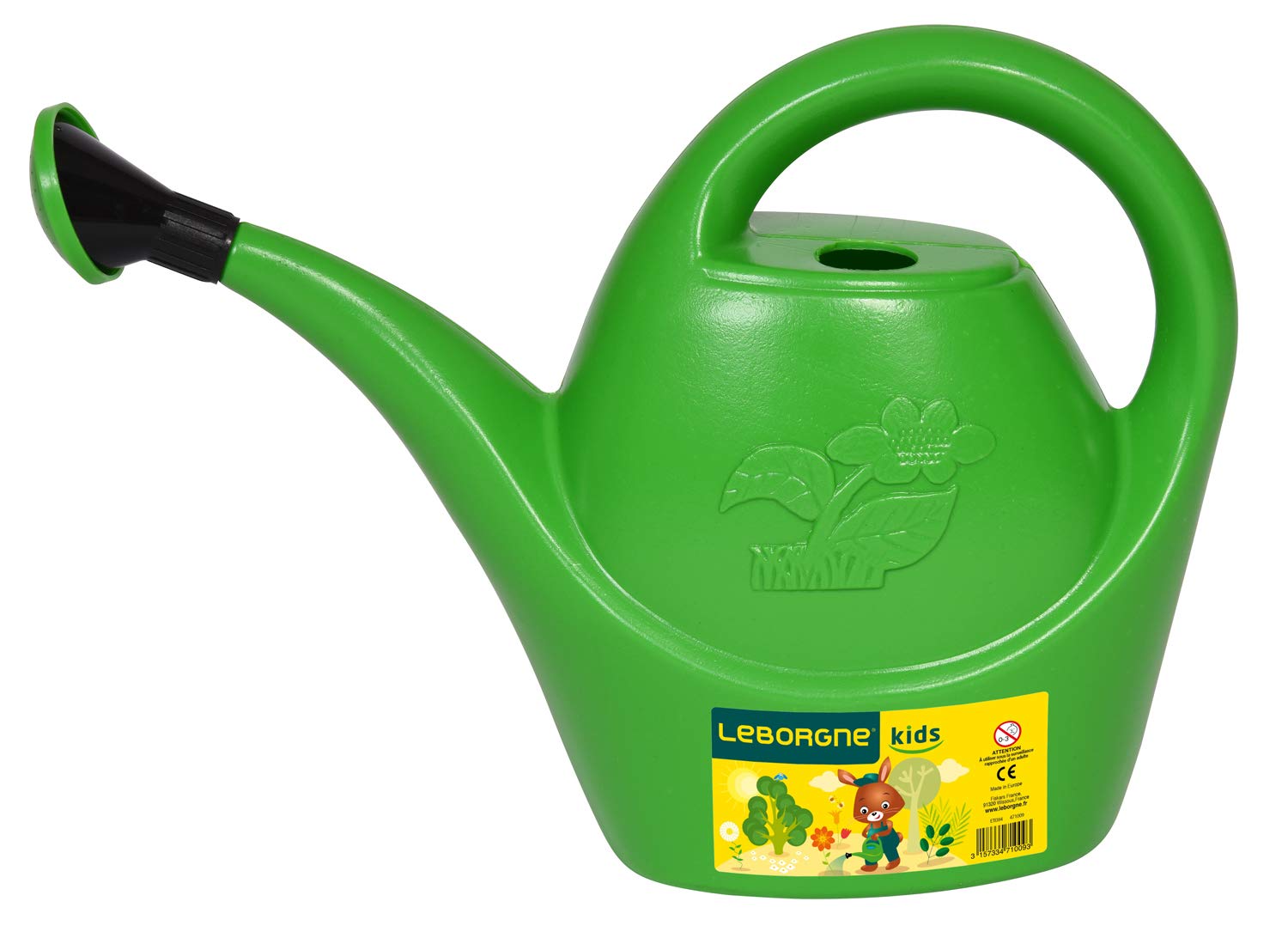 leborgne-kids-arrosoir-enfant-2-l-plastique-vert image 2