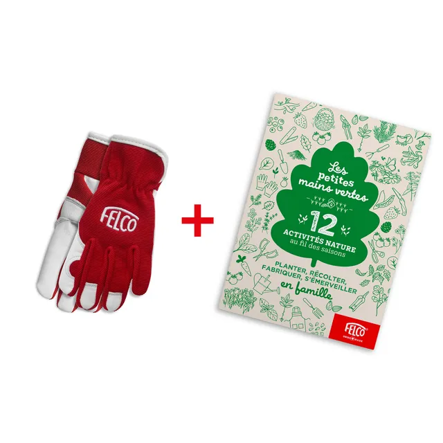 felco-kids-pack-gants-enfants-livre-les-petites-mains-vertes-de-fr-en image 1