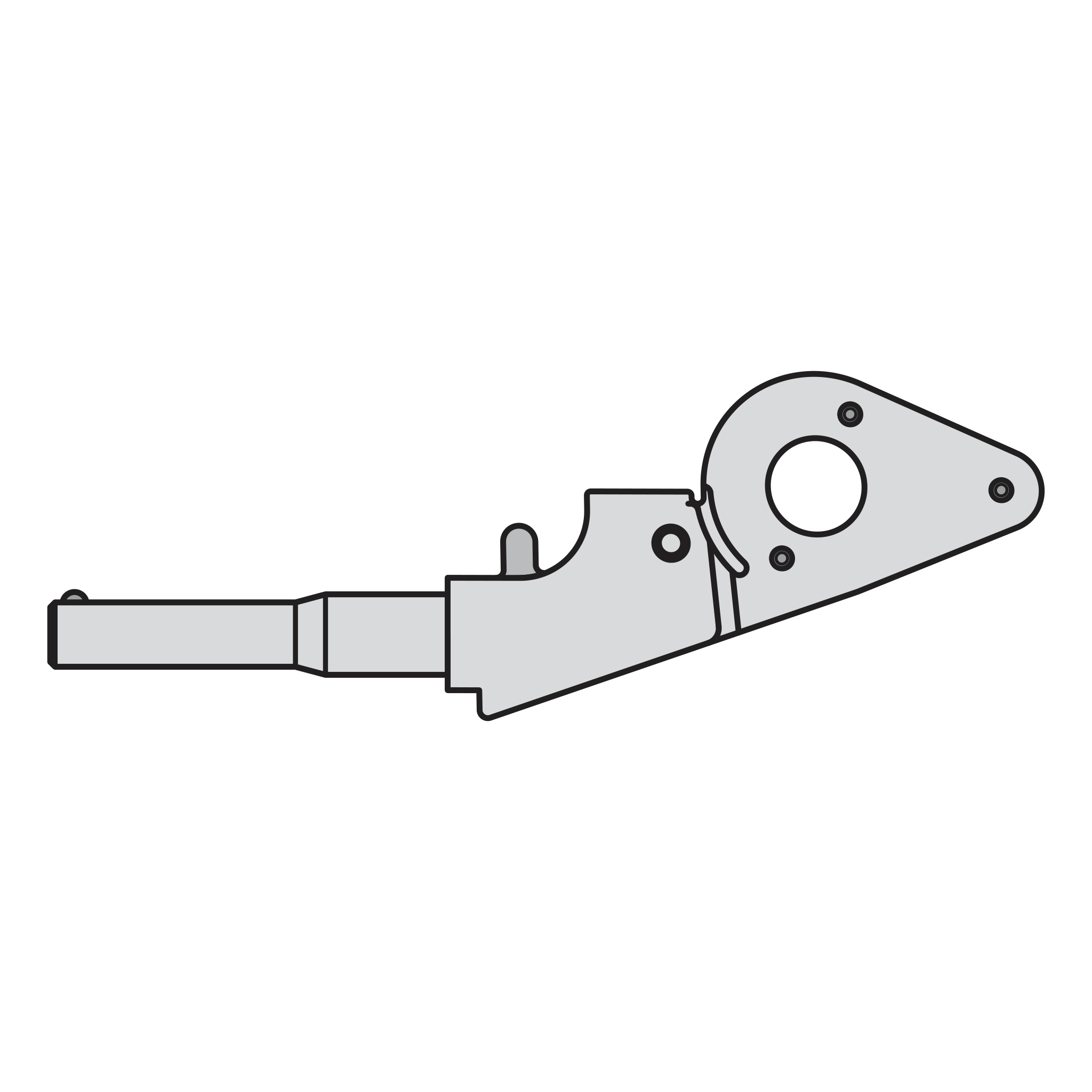 felco-10-1-ensemble-de-poign-e-complet-sans-lame-pour-s-cateur-felco-10 image 1