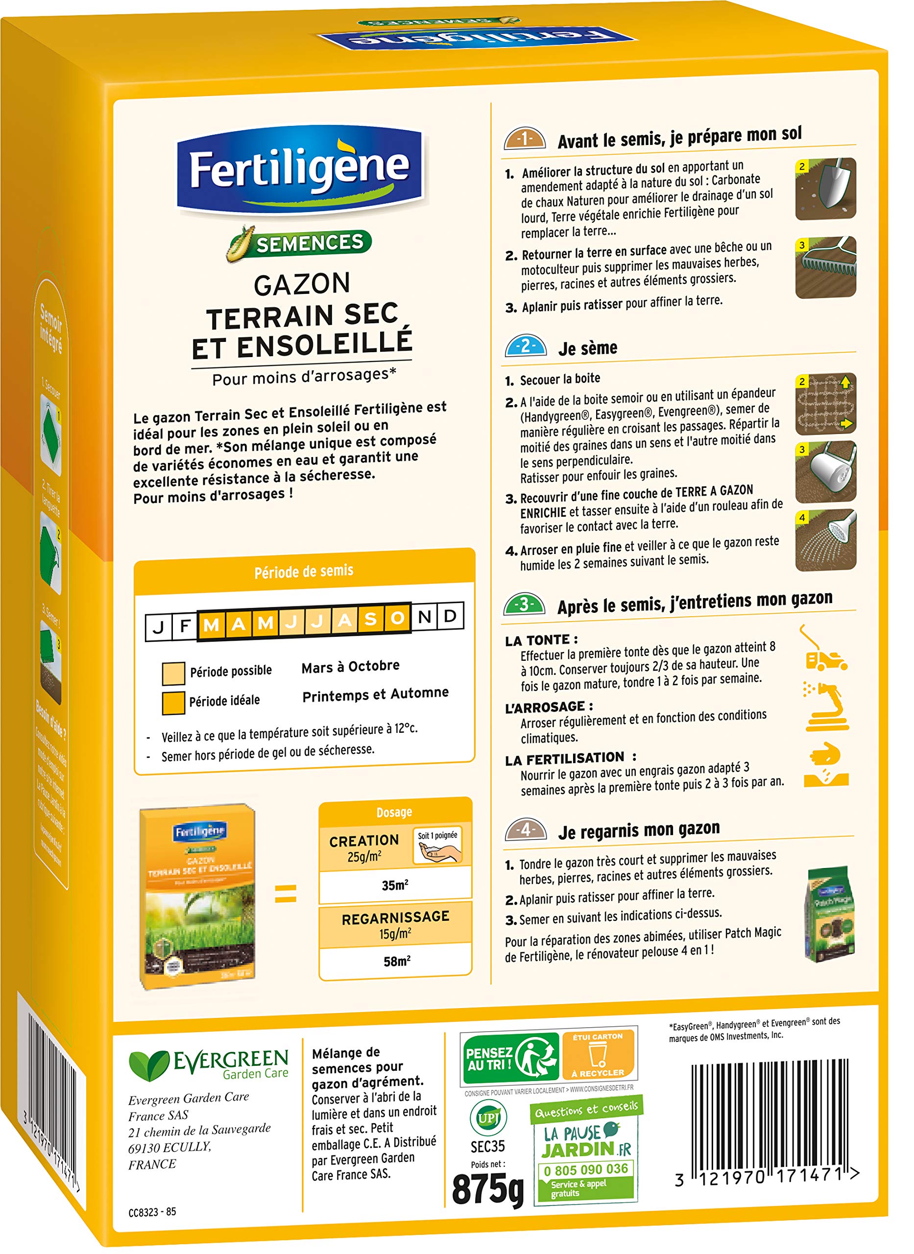 fertilig-ne-semences-gazon-terrain-sec-ensoleill-875-g-pour-35-m image 2